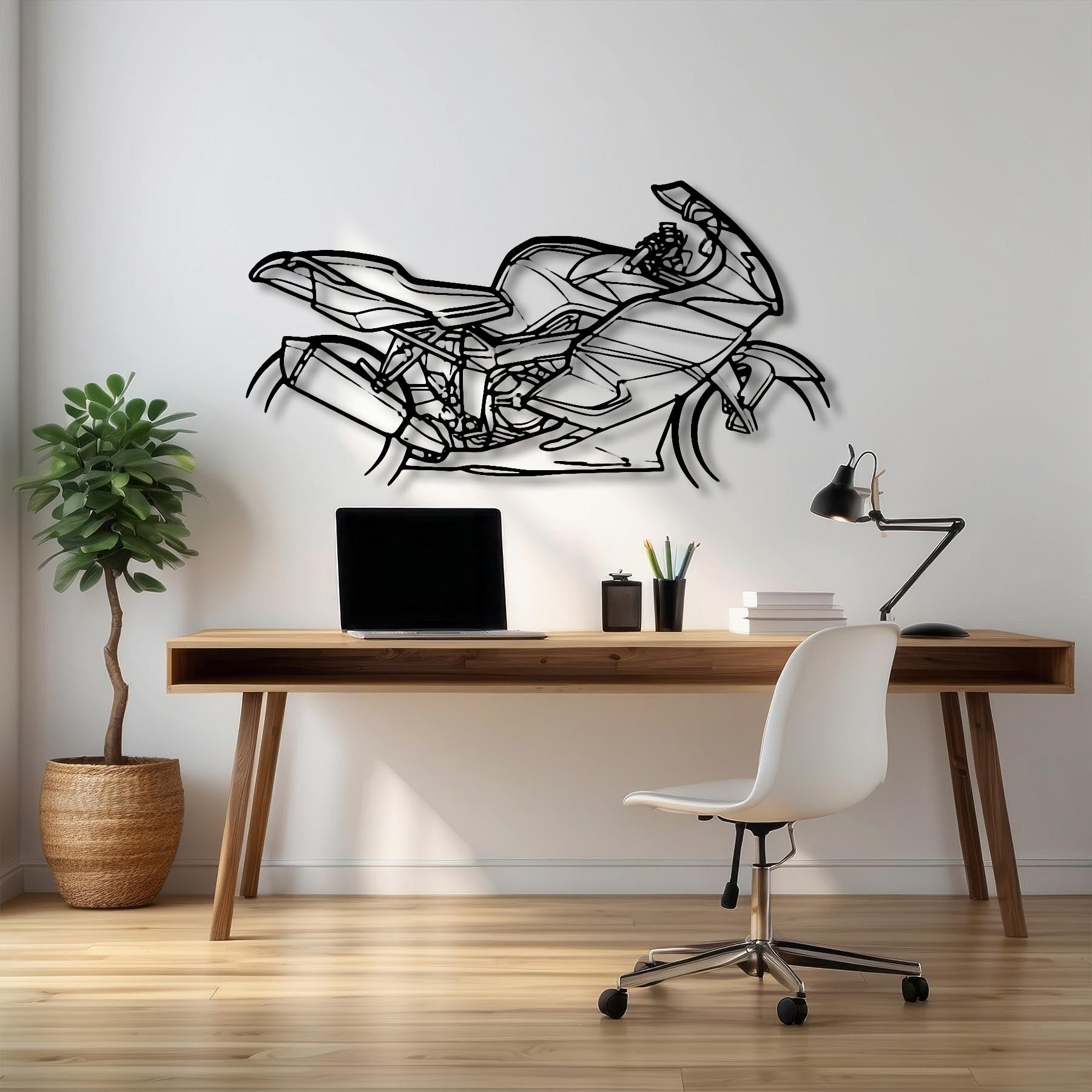 K1300S 2016 Silhouette Metal Wall Art