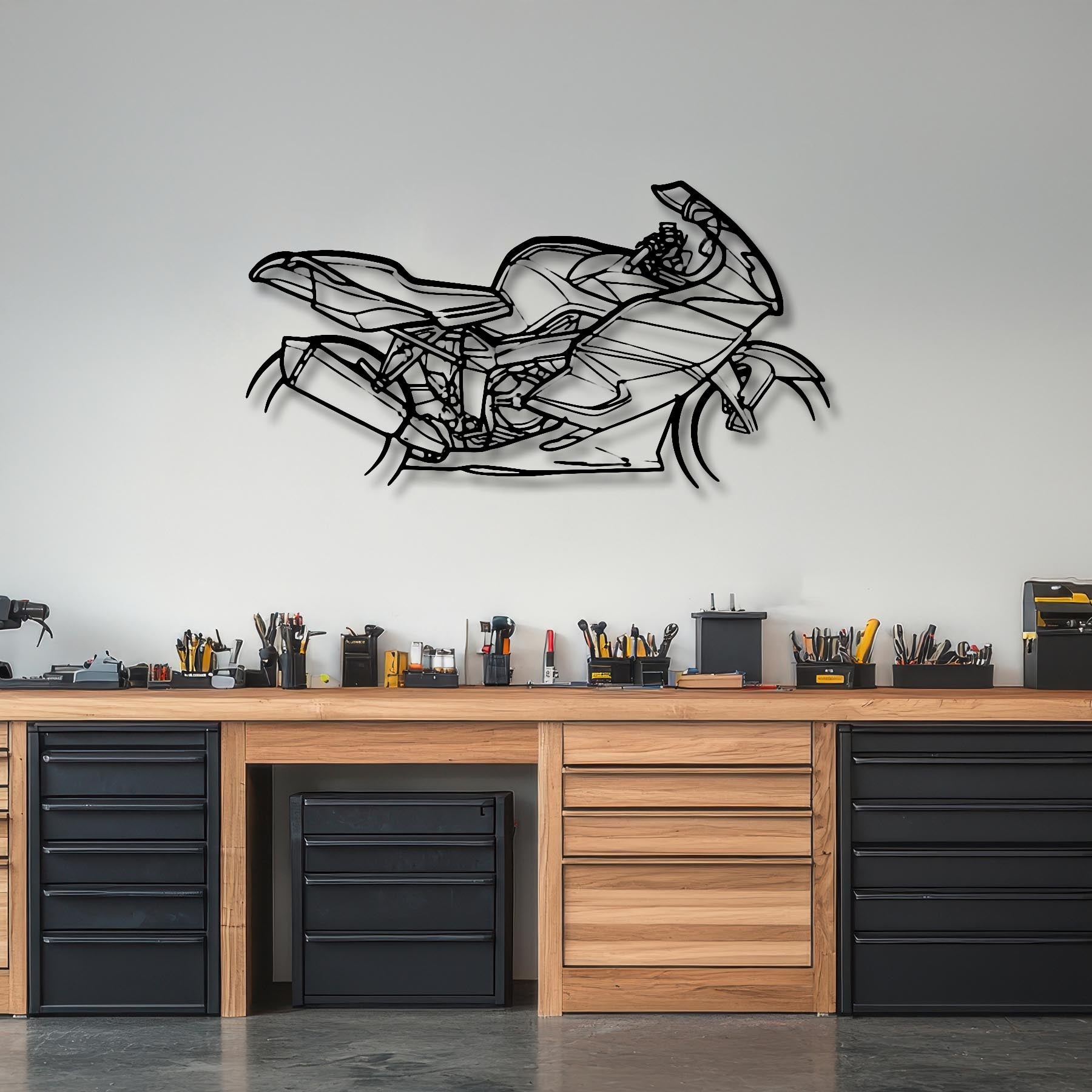 K1300S 2016 Silhouette Metal Wall Art