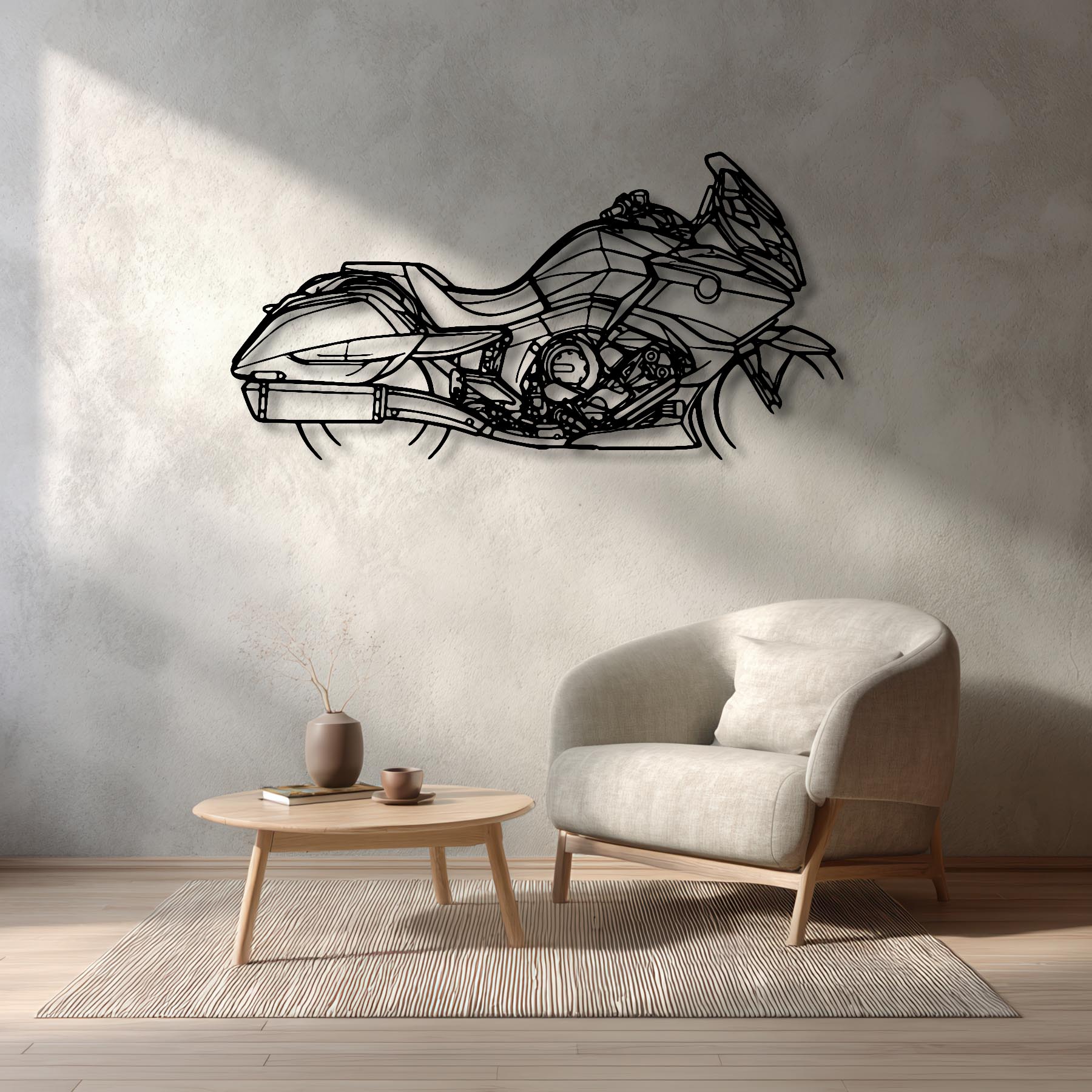 K1600B 2018 Silhouette Metal Wall Art