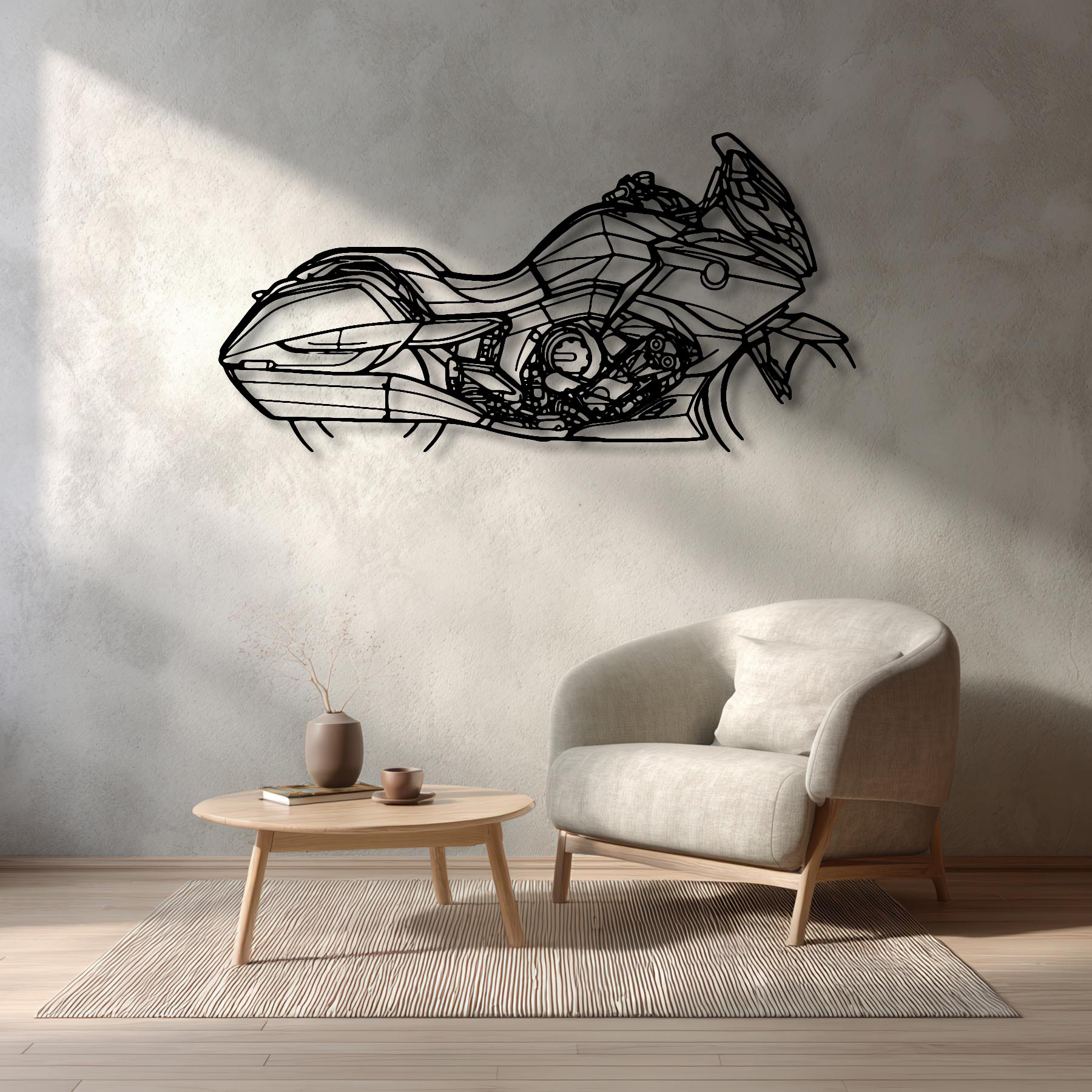 K1600B 2022 Silhouette Metal Wall Art