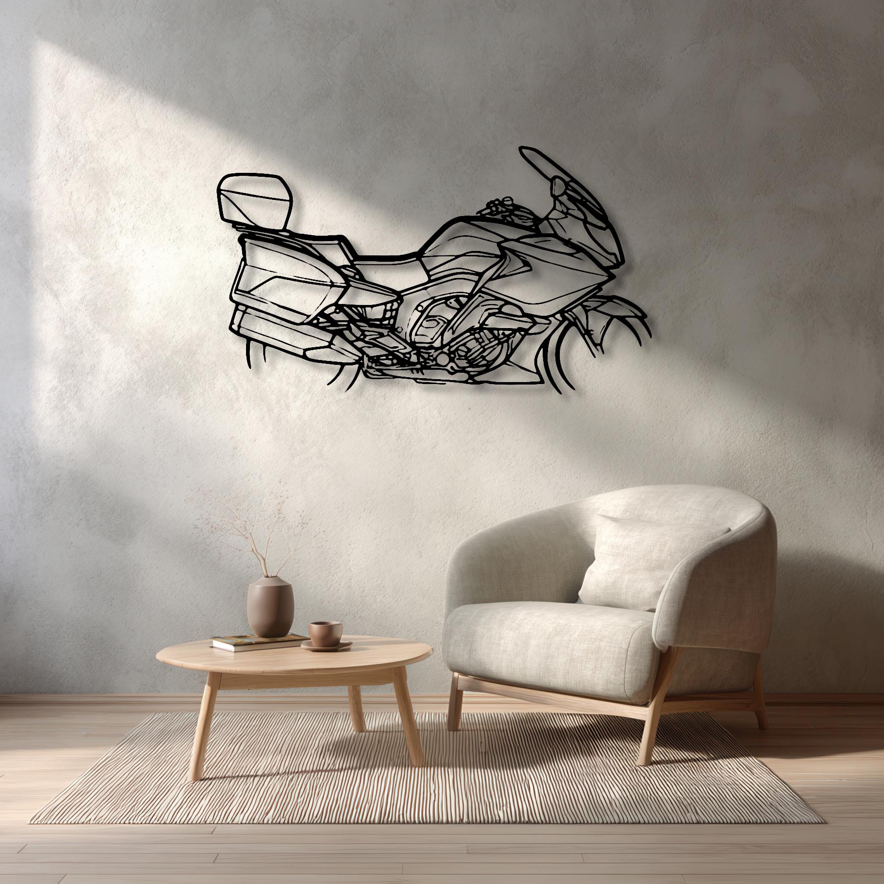 K1600 GT 2019 Silhouette Metal Wall Art