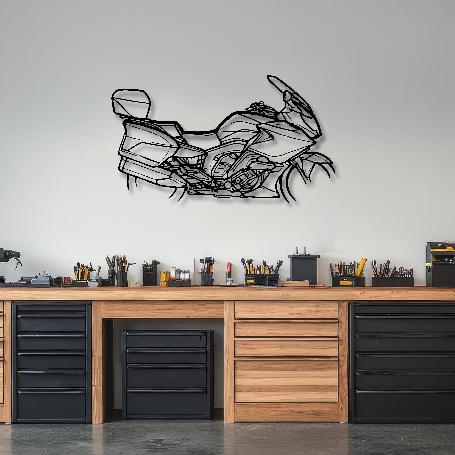 K1600 GT 2019 Silhouette Metal Wall Art