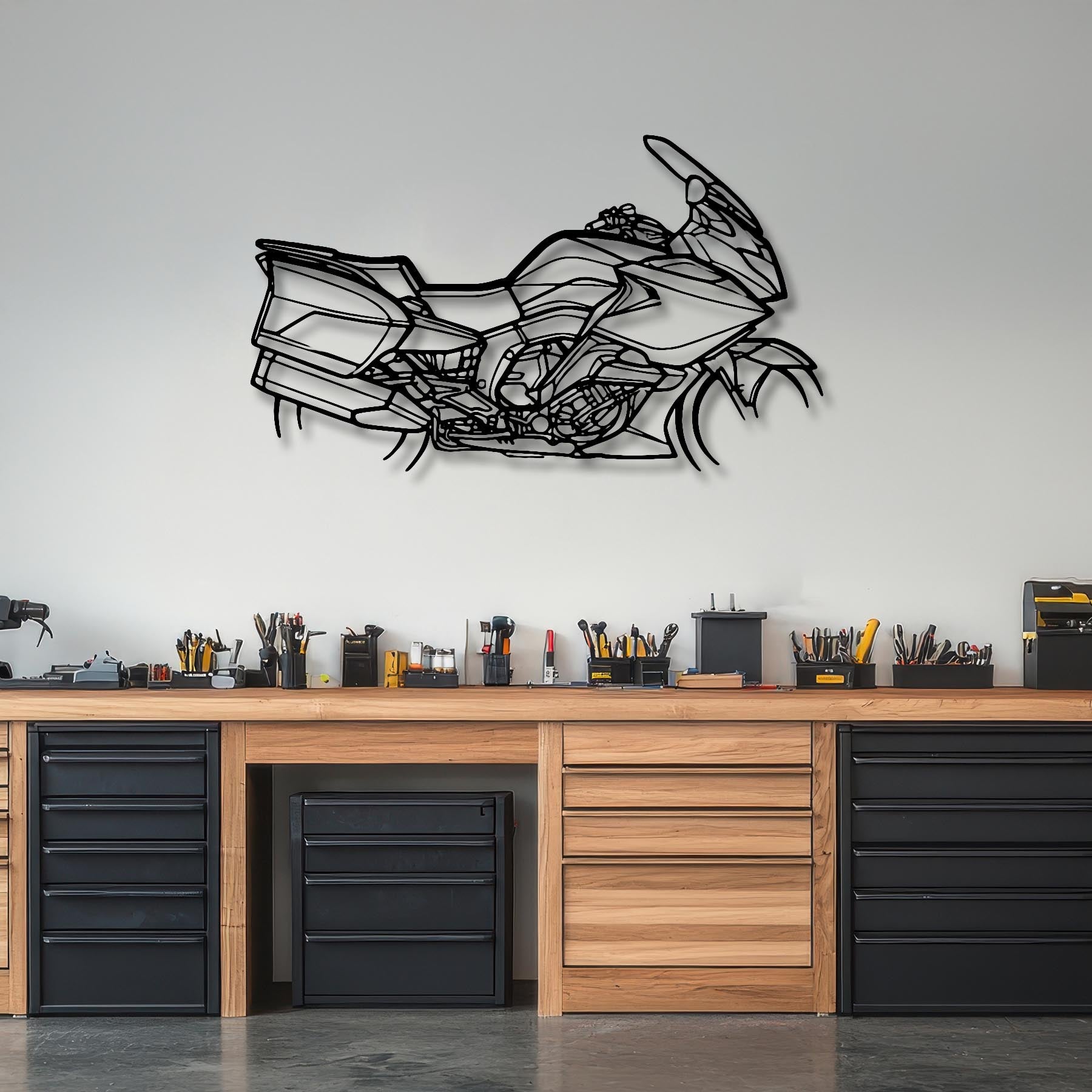 K1600 GT 2022 Silhouette Metal Wall Art