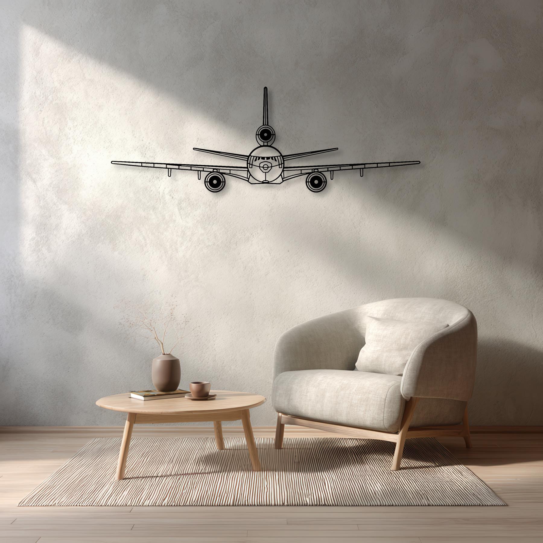 KC-10 Extender Front Metal Aircraft Wall Art - NCP0384
