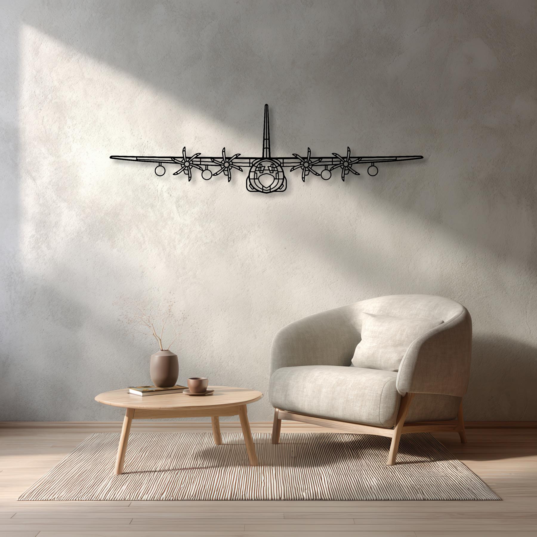 KC-130J Hercules Front Metal Aircraft Wall Art - NCP0385
