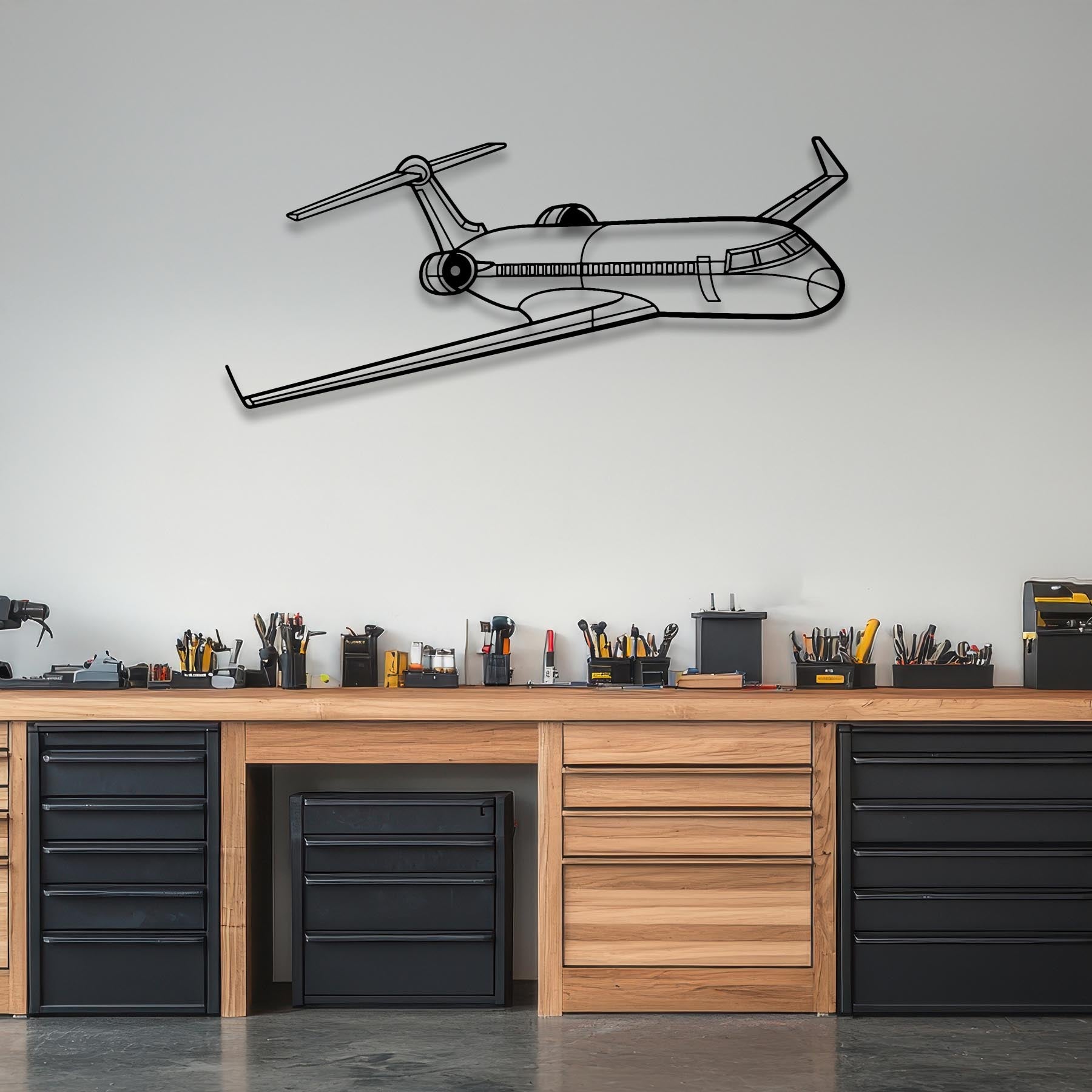 KC-135R Stratotanker Front Metal Aircraft Wall Art - NCP0386