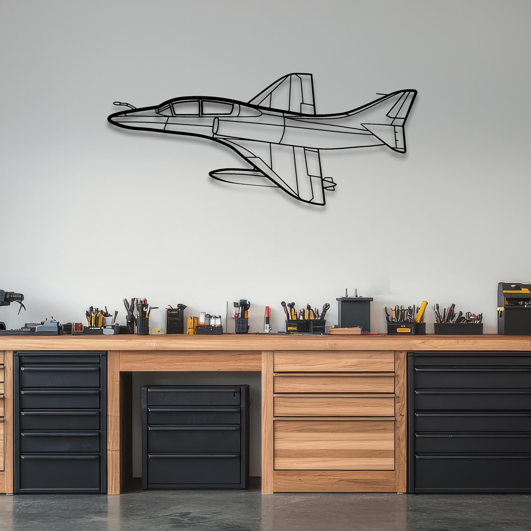 King Air C90A Metal Aircraft Wall Art - NCP0287