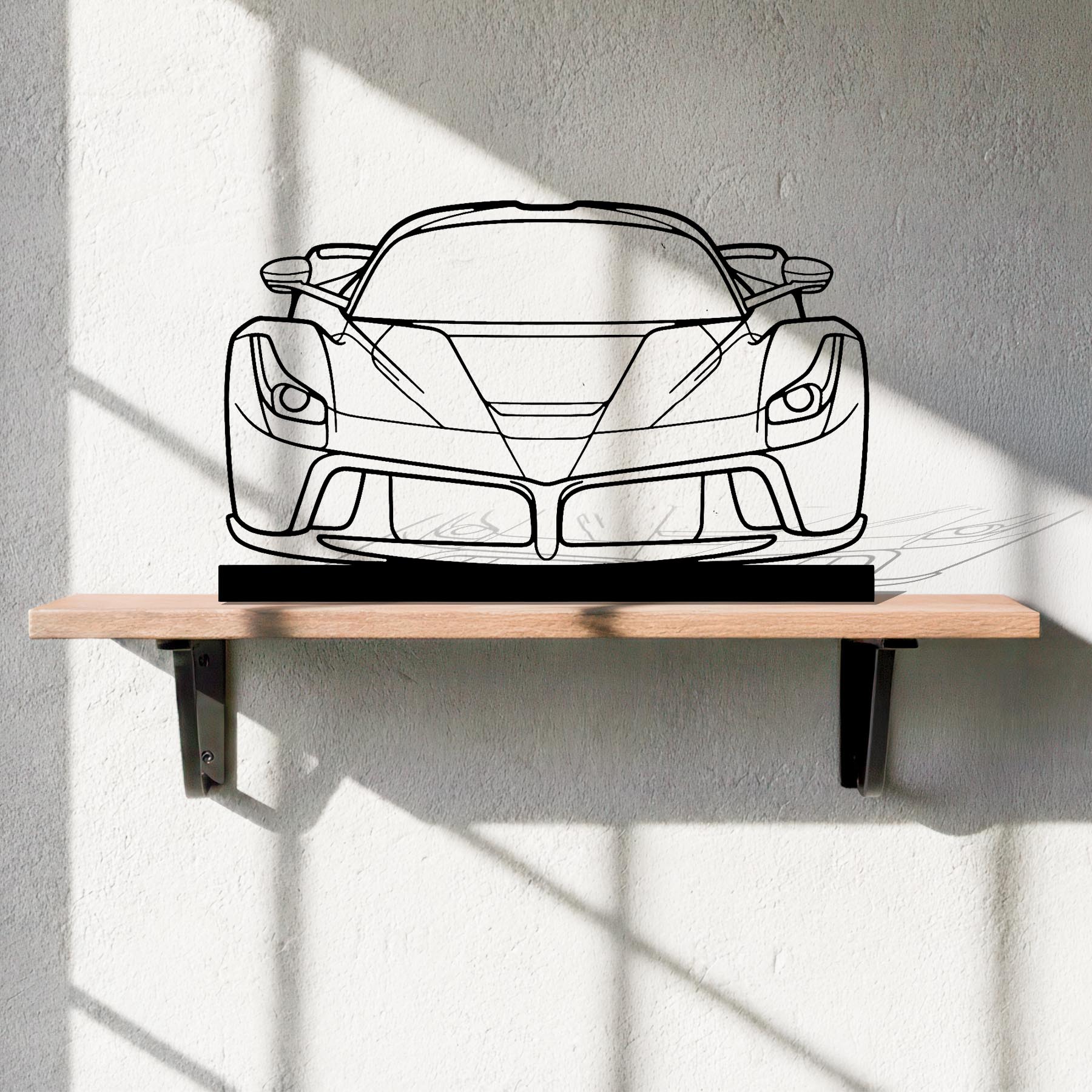 La Front Silhouette Metal Art Stand