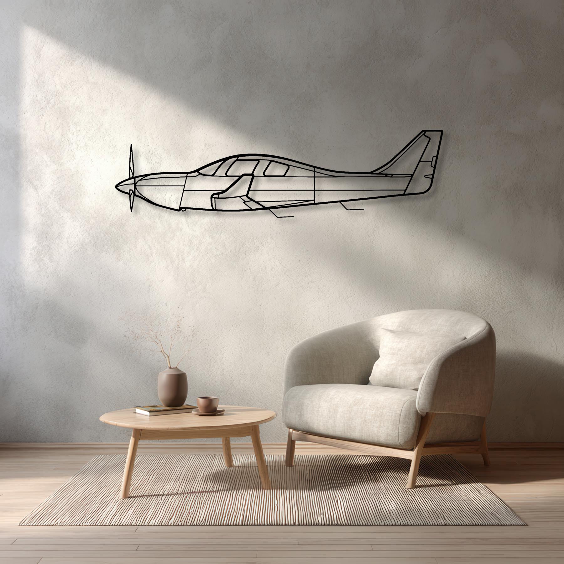Lancair IV-P Metal Aircraft Wall Art - NCP0433