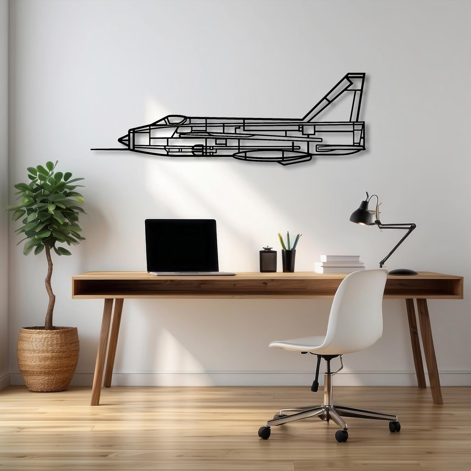Lightning F6 Metal Aircraft Wall Art - NCP0579