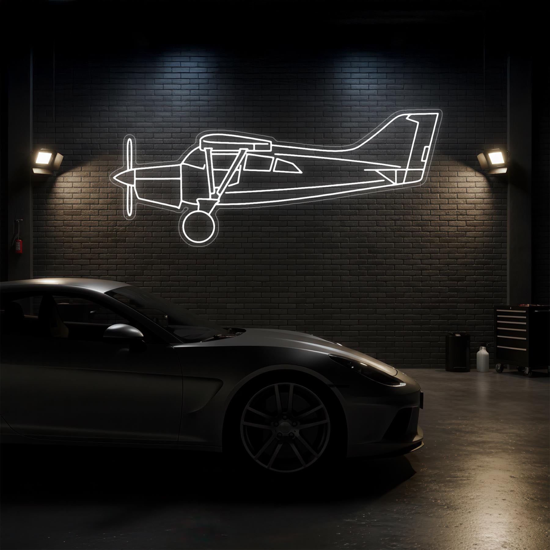 M-7 235 1989 Neon Silhouette