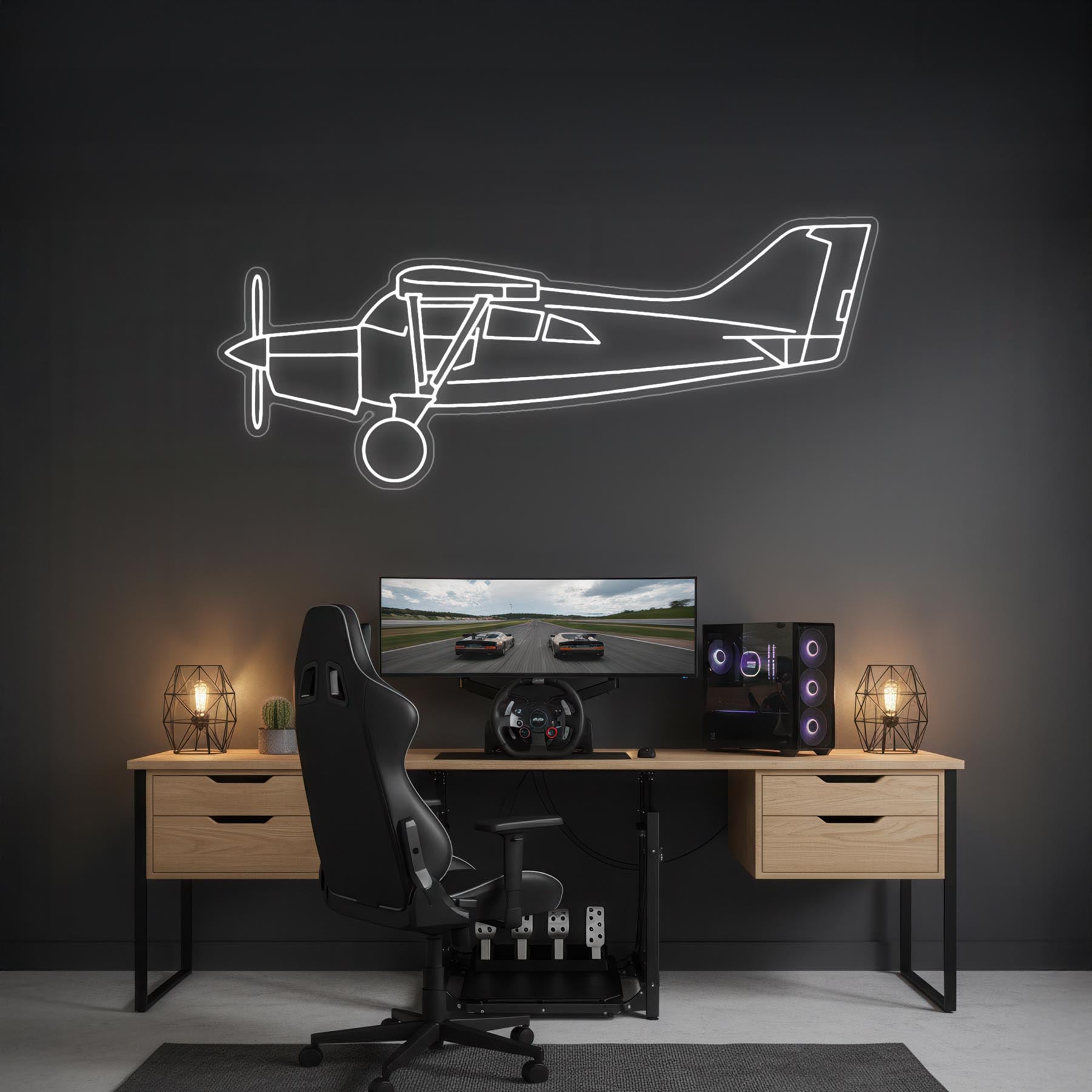 M-7 235 1989 Neon Silhouette