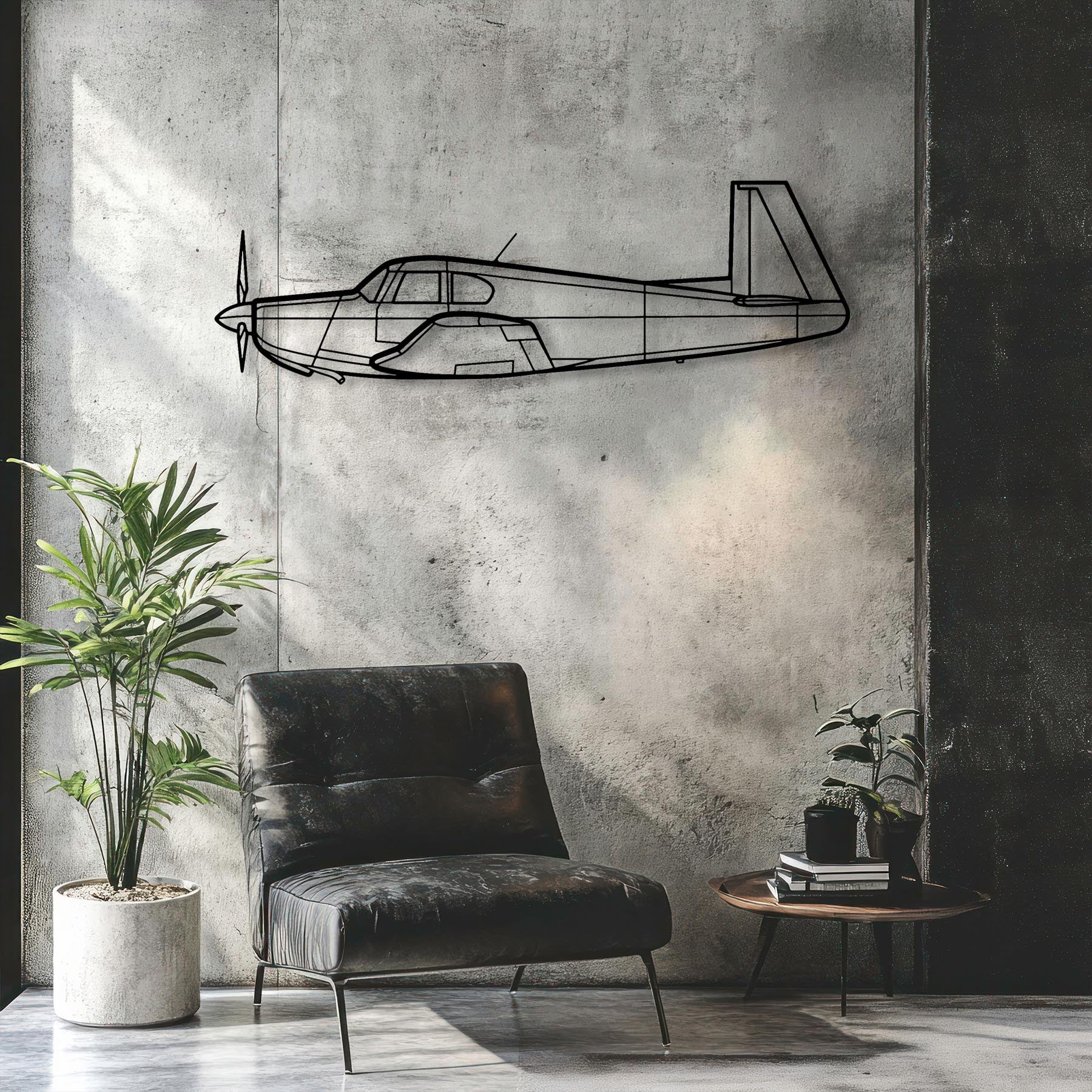 M20E Metal Aircraft Wall Art - NCP0105
