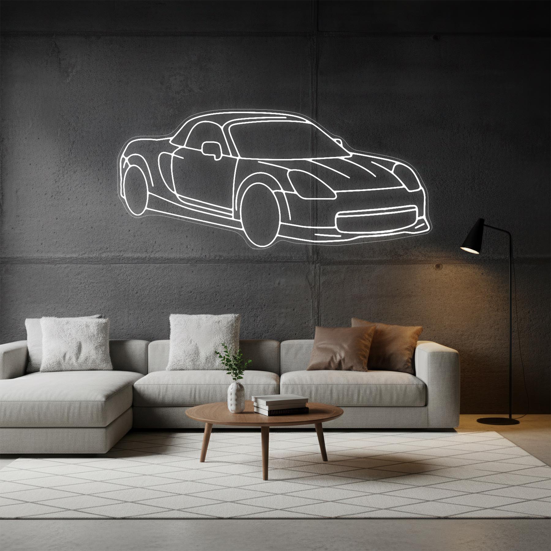 MR2 2002 Angle Neon Silhouette