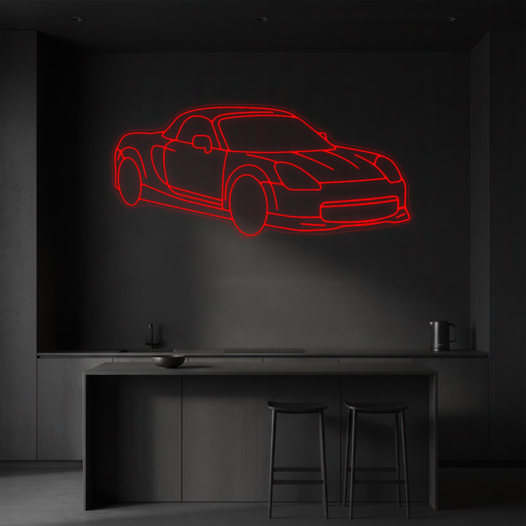 MR2 2002 Angle Neon Silhouette
