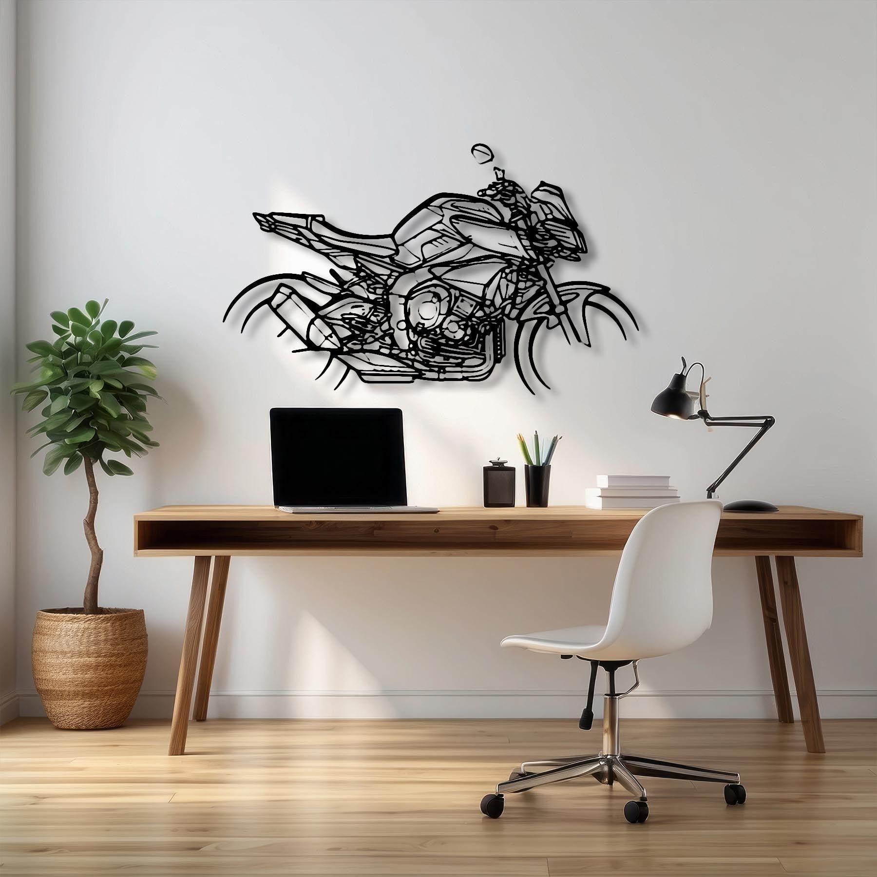 MT10 2020 Silhouette Metal Wall Art