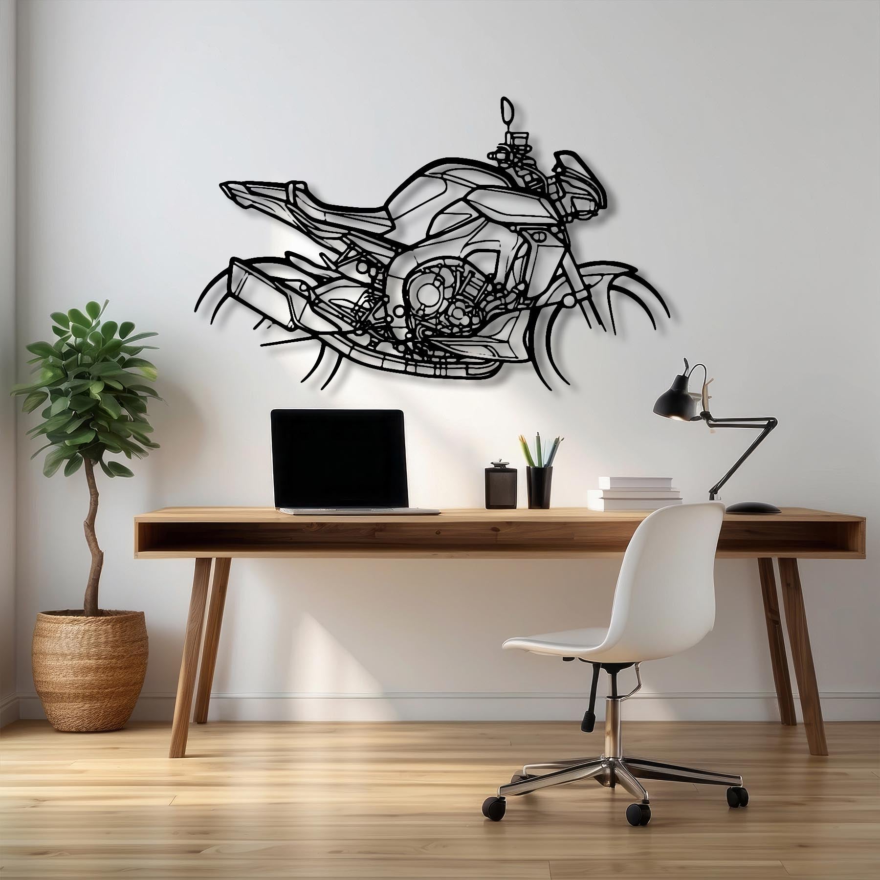 MT10 SP 2022 Silhouette Metal Wall Art