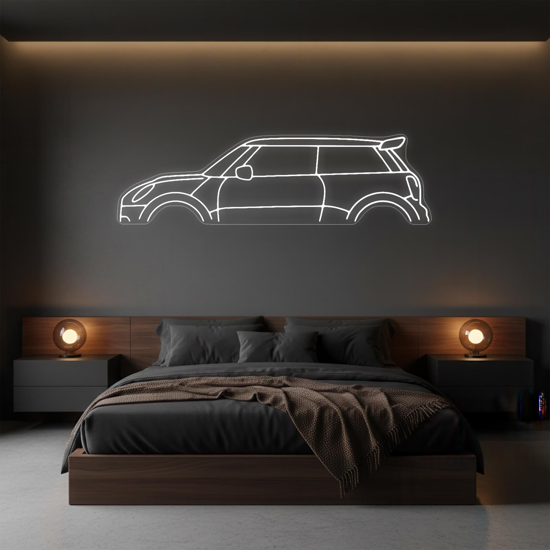 Mini JCW 2021 Neon Silhouette