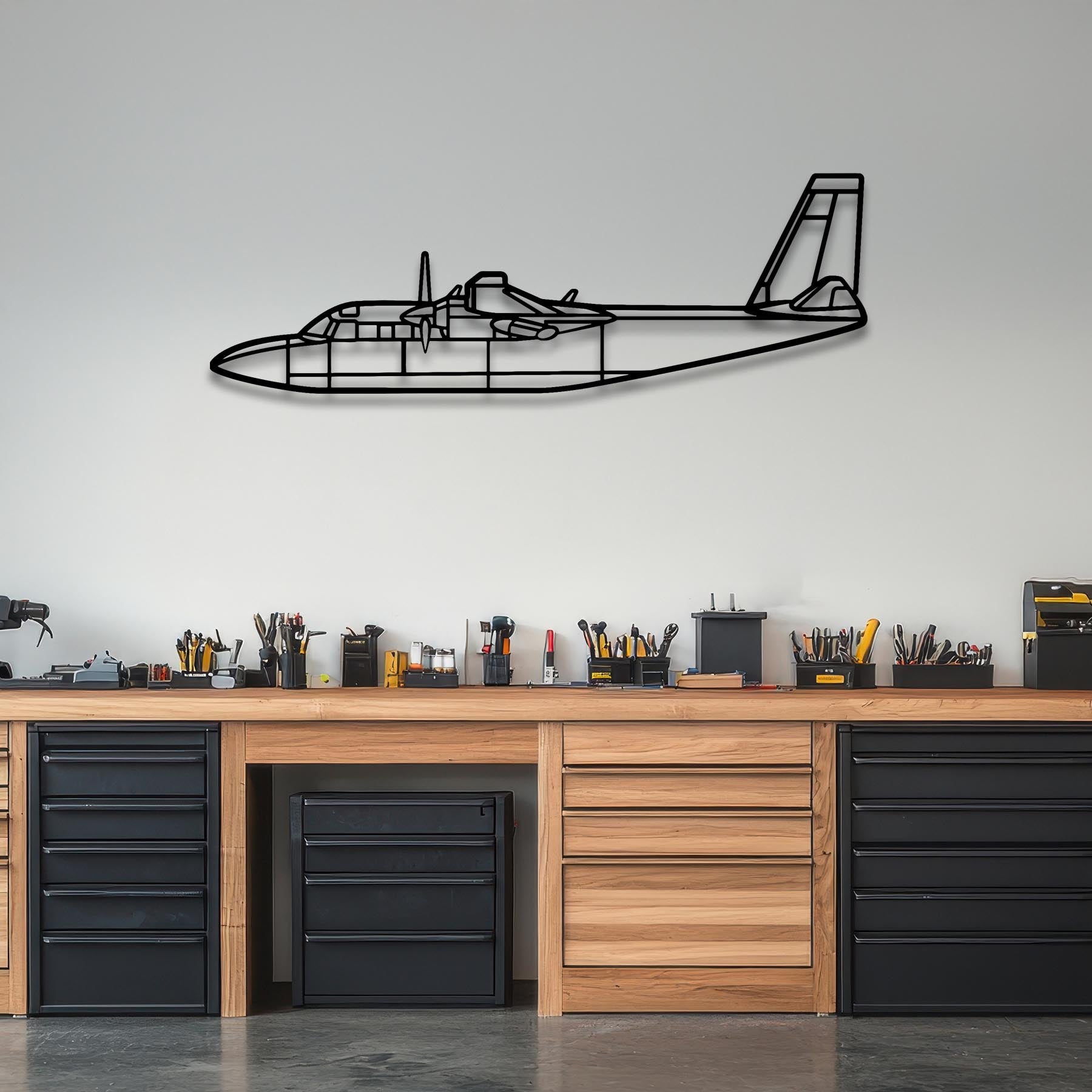 Mirage F1CT Metal Aircraft Wall Art - NCP0585