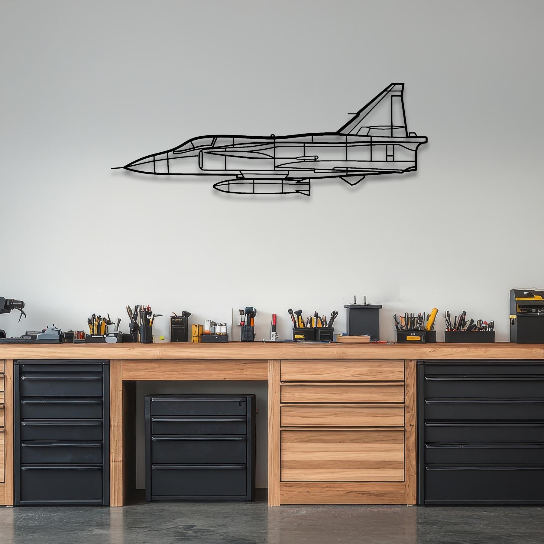 Model 75 Metal Aircraft Wall Art - NCP0108