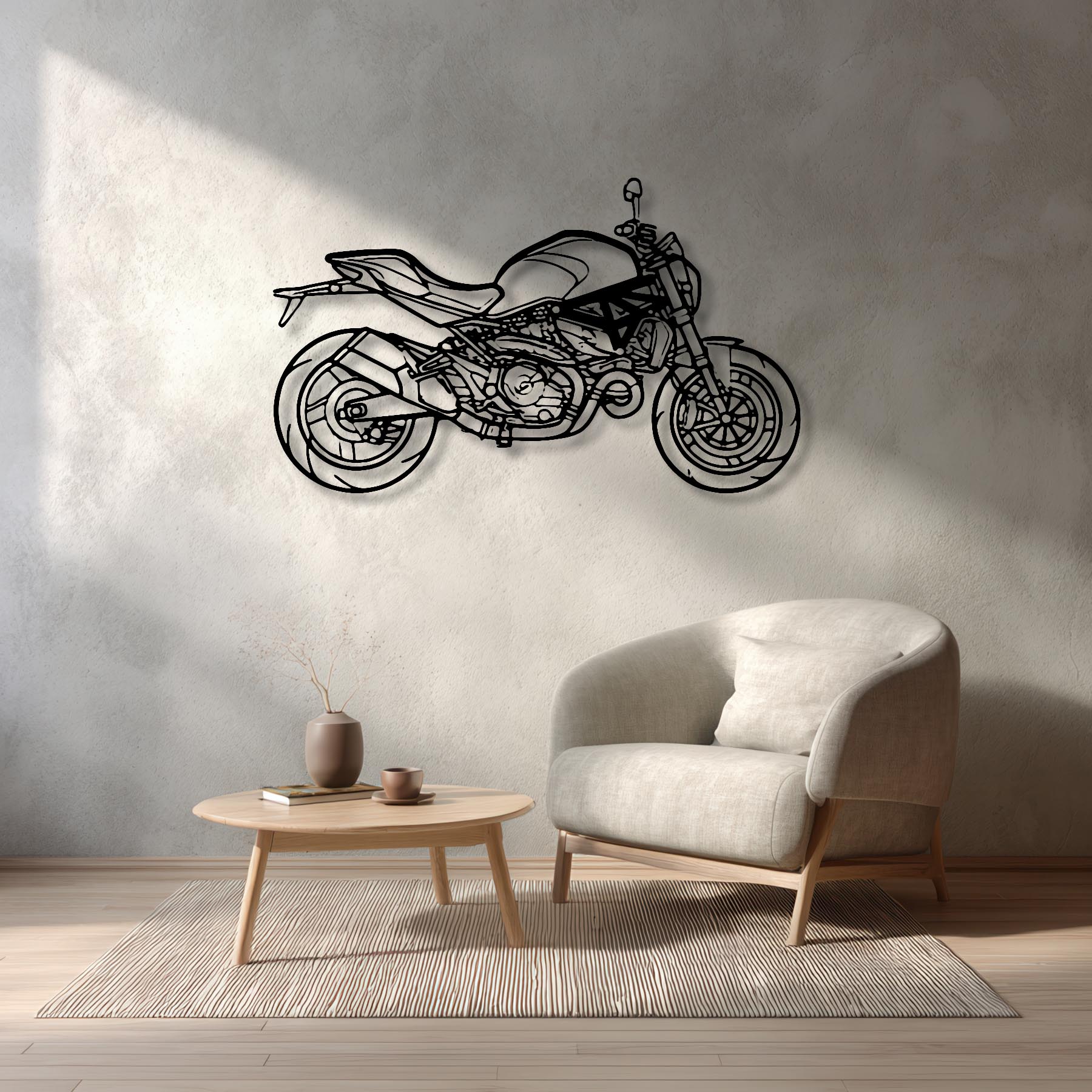 Monster 2018 Silhouette Metal Wall Art