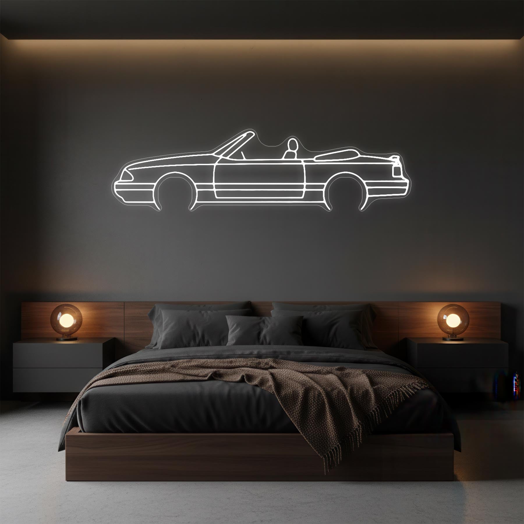 Mustang 1989 Cabrio Neon Silhouette