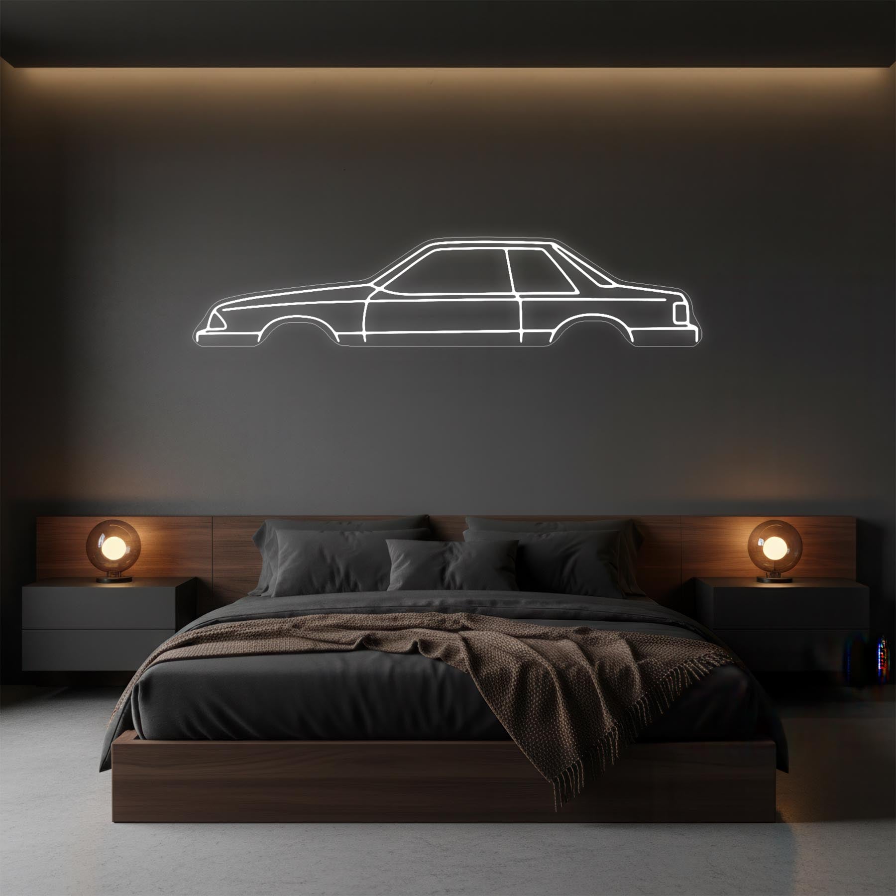 Mustang Notch Back 1993 Neon Silhouette