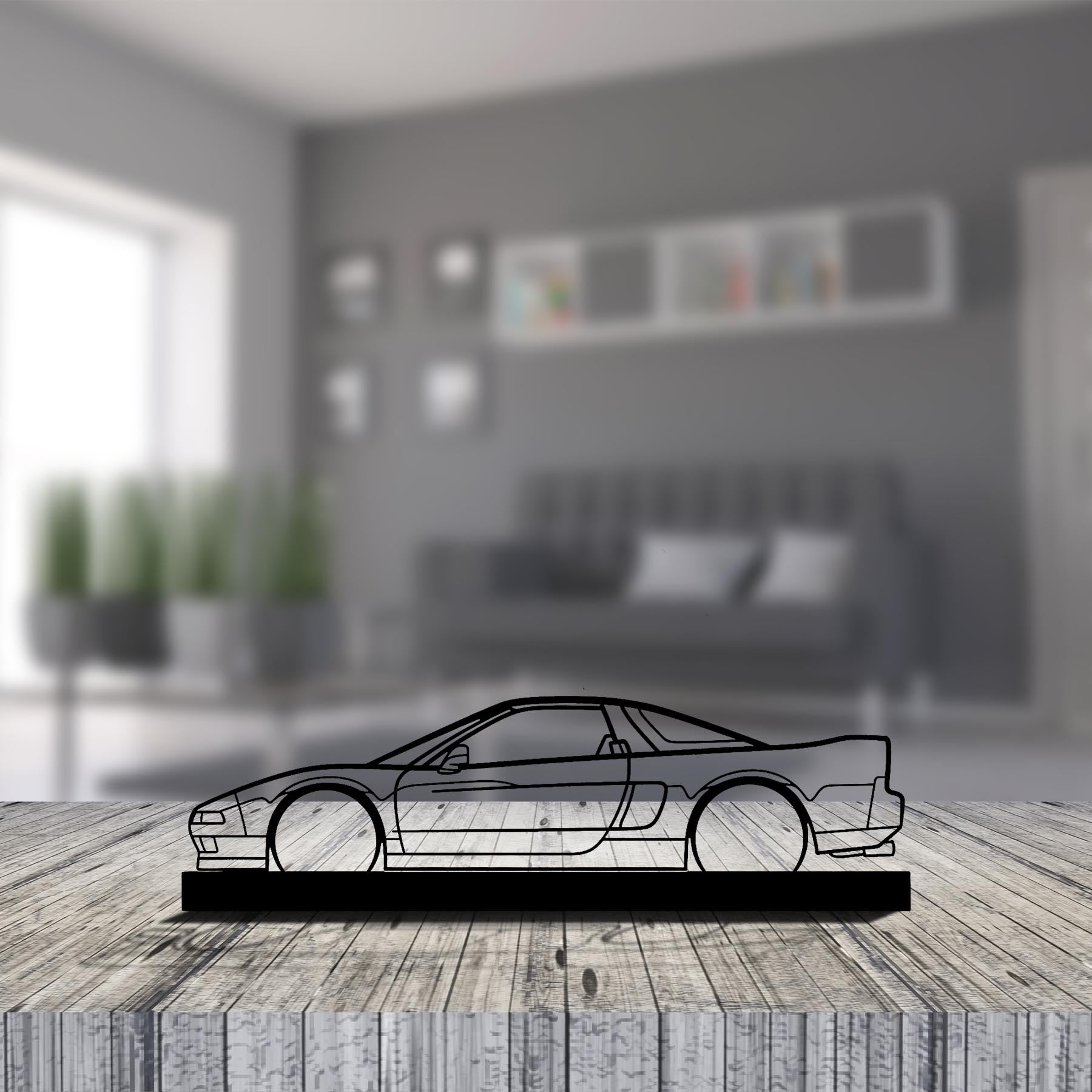 NSX 1991 Silhouette Metal Art Stand