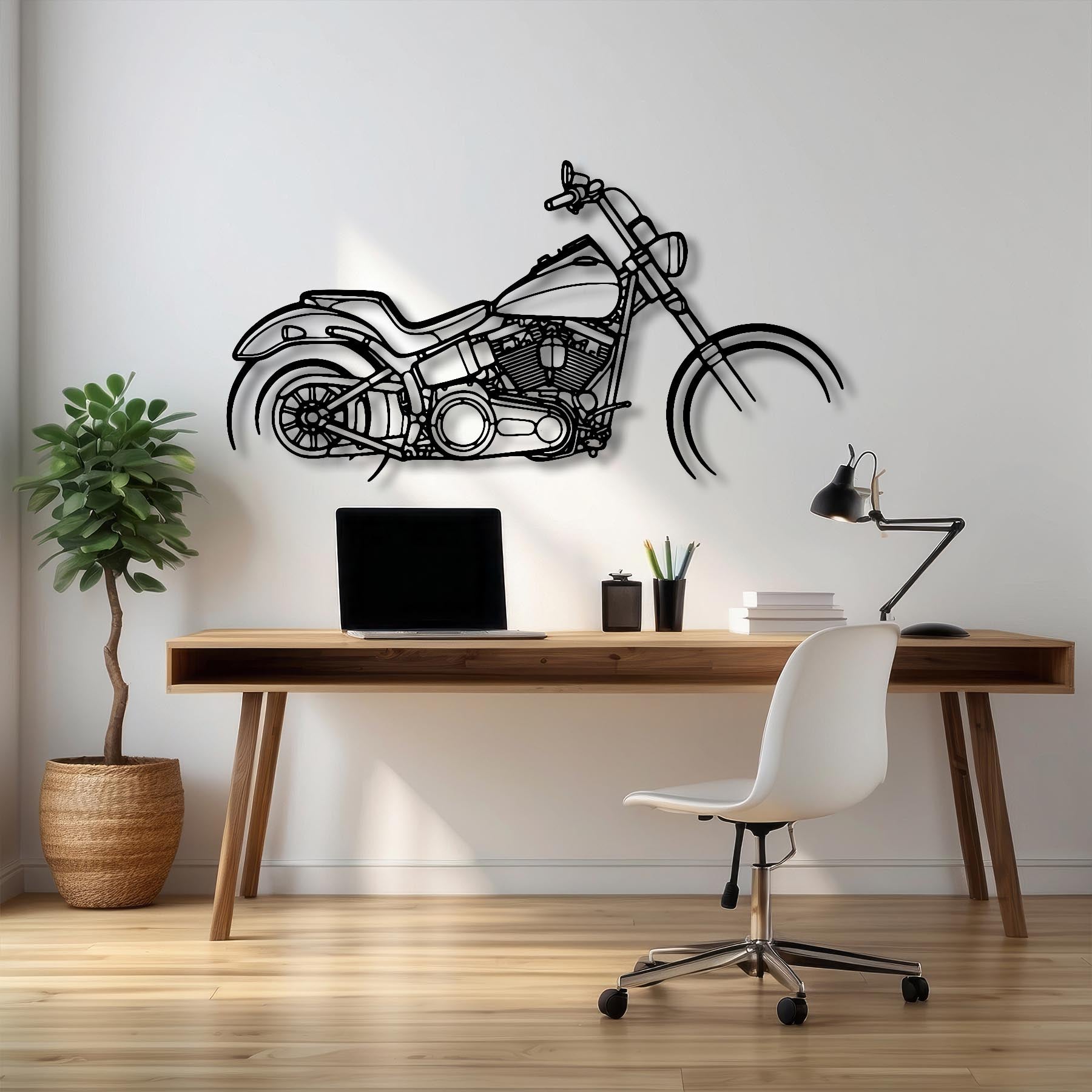 Night Train 2006 Silhouette Metal Wall Art