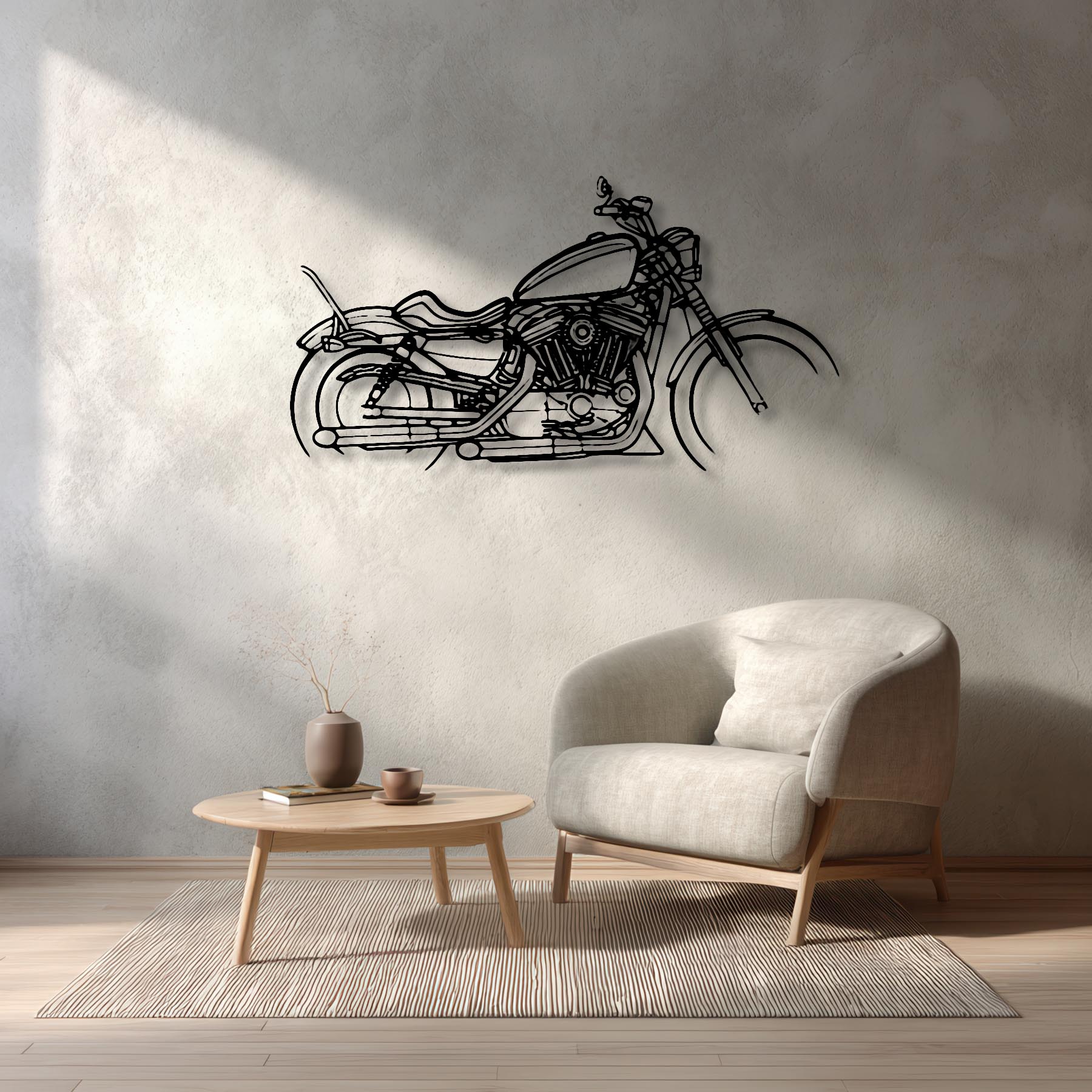 Nightster 2012 Silhouette Metal Wall Art
