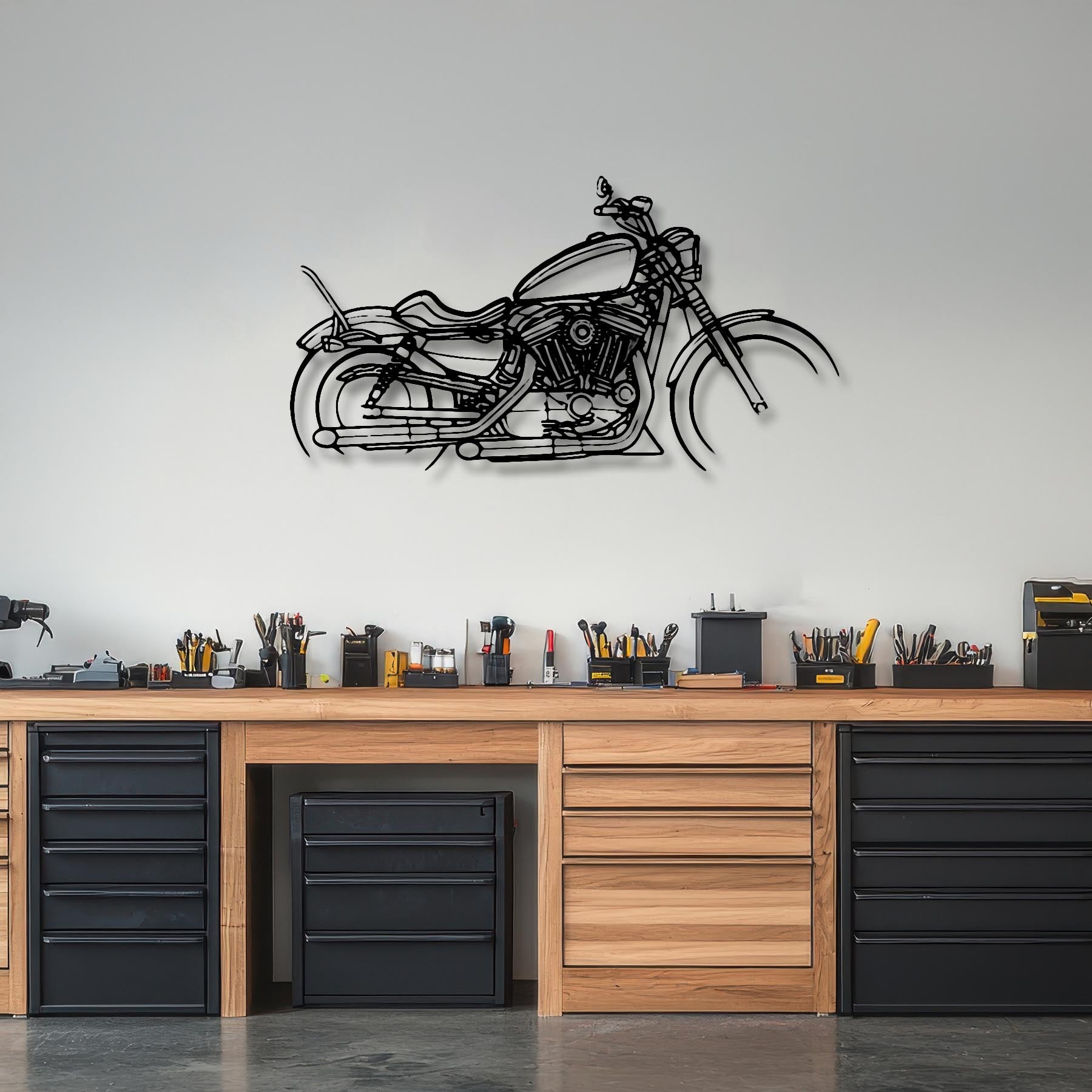 Nightster 2012 Silhouette Metal Wall Art