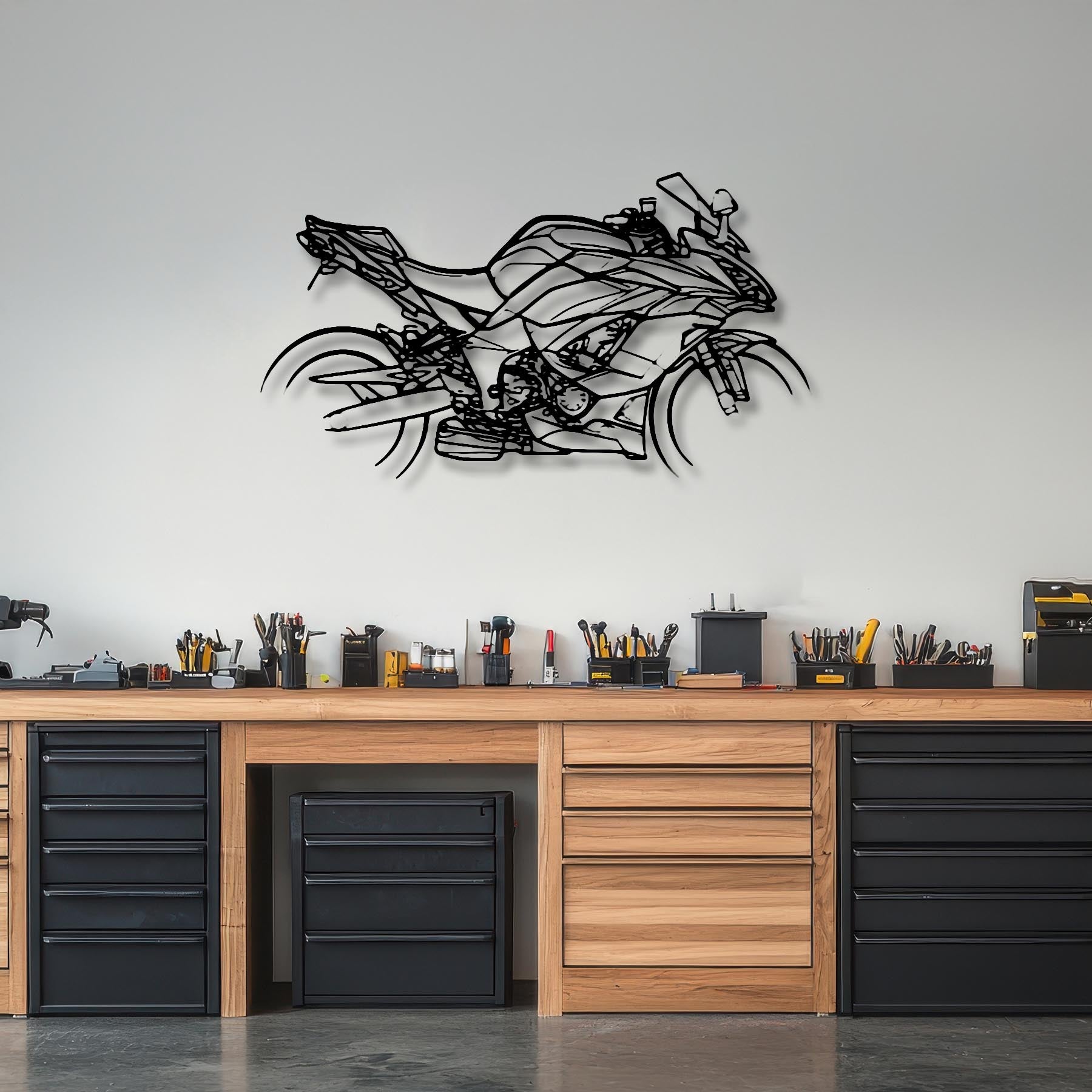 Ninja 1000SX 2021 Silhouette Metal Wall Art