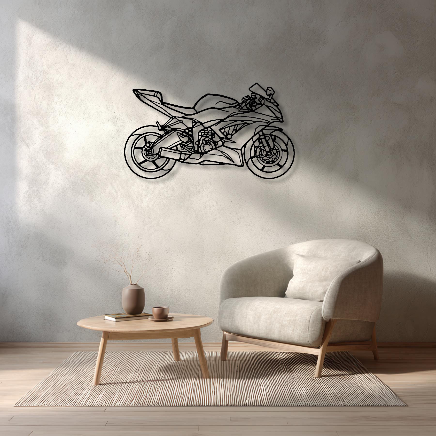 Ninja XR6 (636) 2016 Silhouette Metal Wall Art