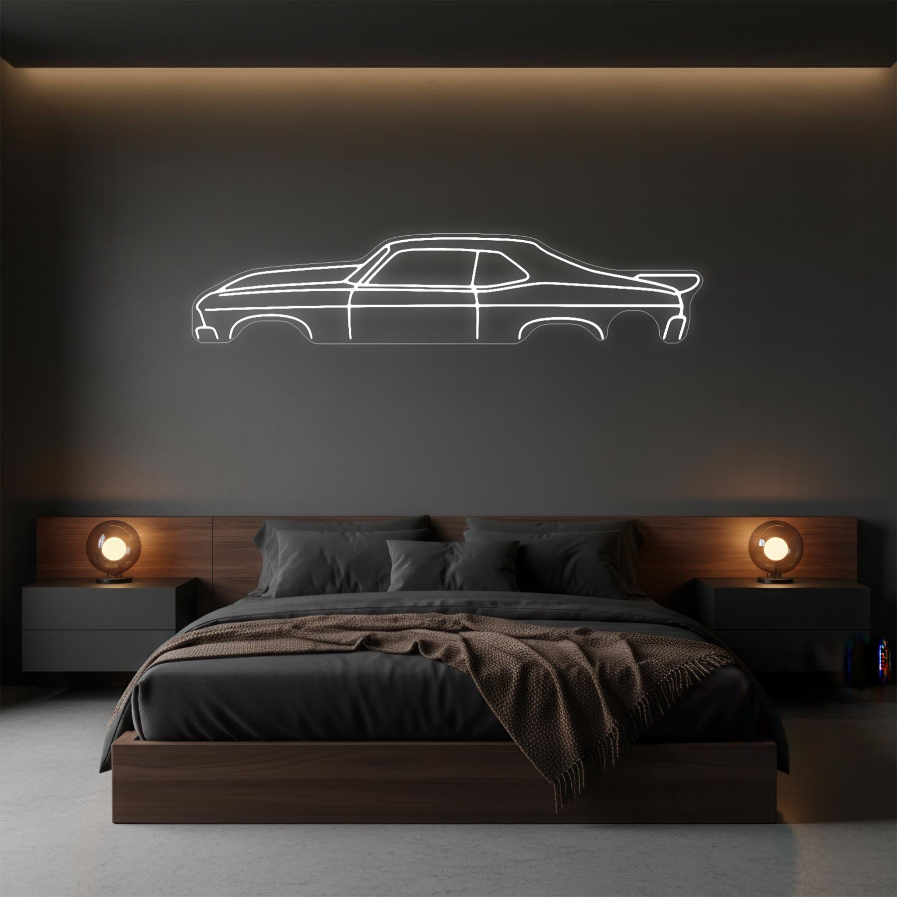 Nova 1970 Neon Silhouette