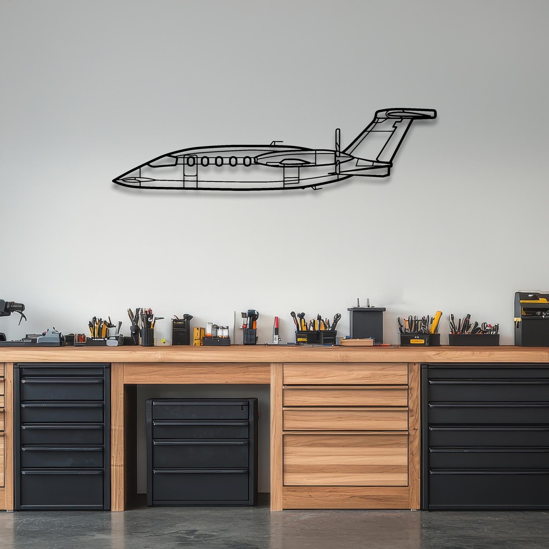 P-180 Avanti Metal Aircraft Wall Art - NCP0187