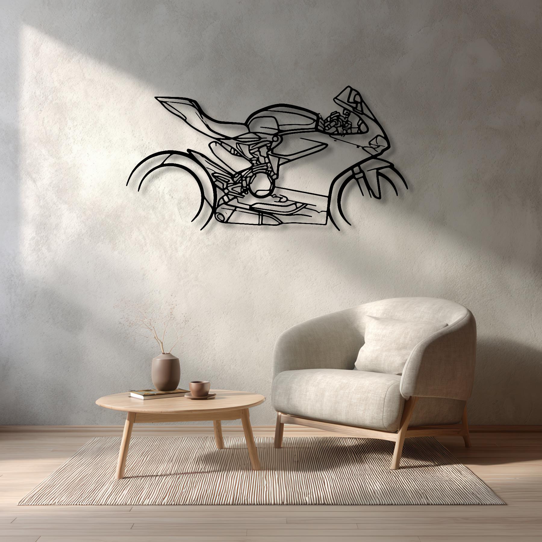 Panigale 1299 2015 Silhouette Metal Wall Art