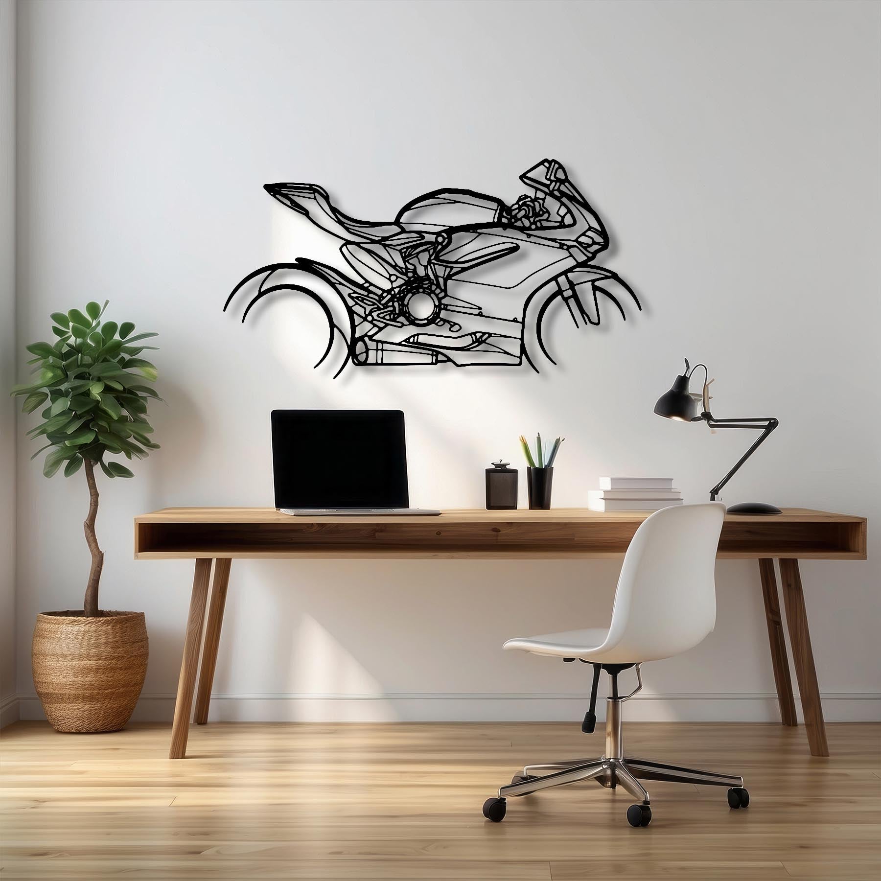 Panigale 1299 2016 Silhouette Metal Wall Art