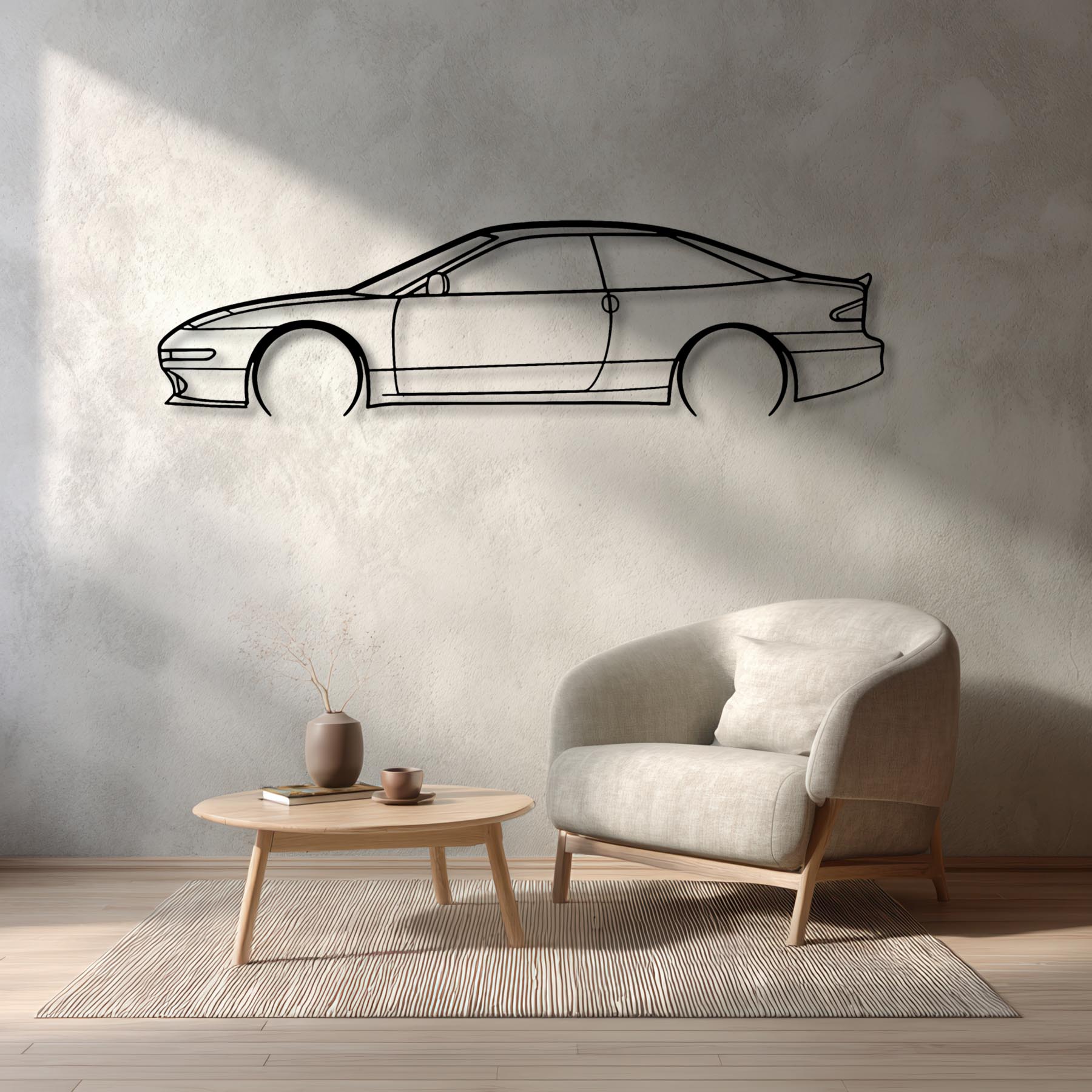 Probe GT Detailed Silhouette Metal Wall Art