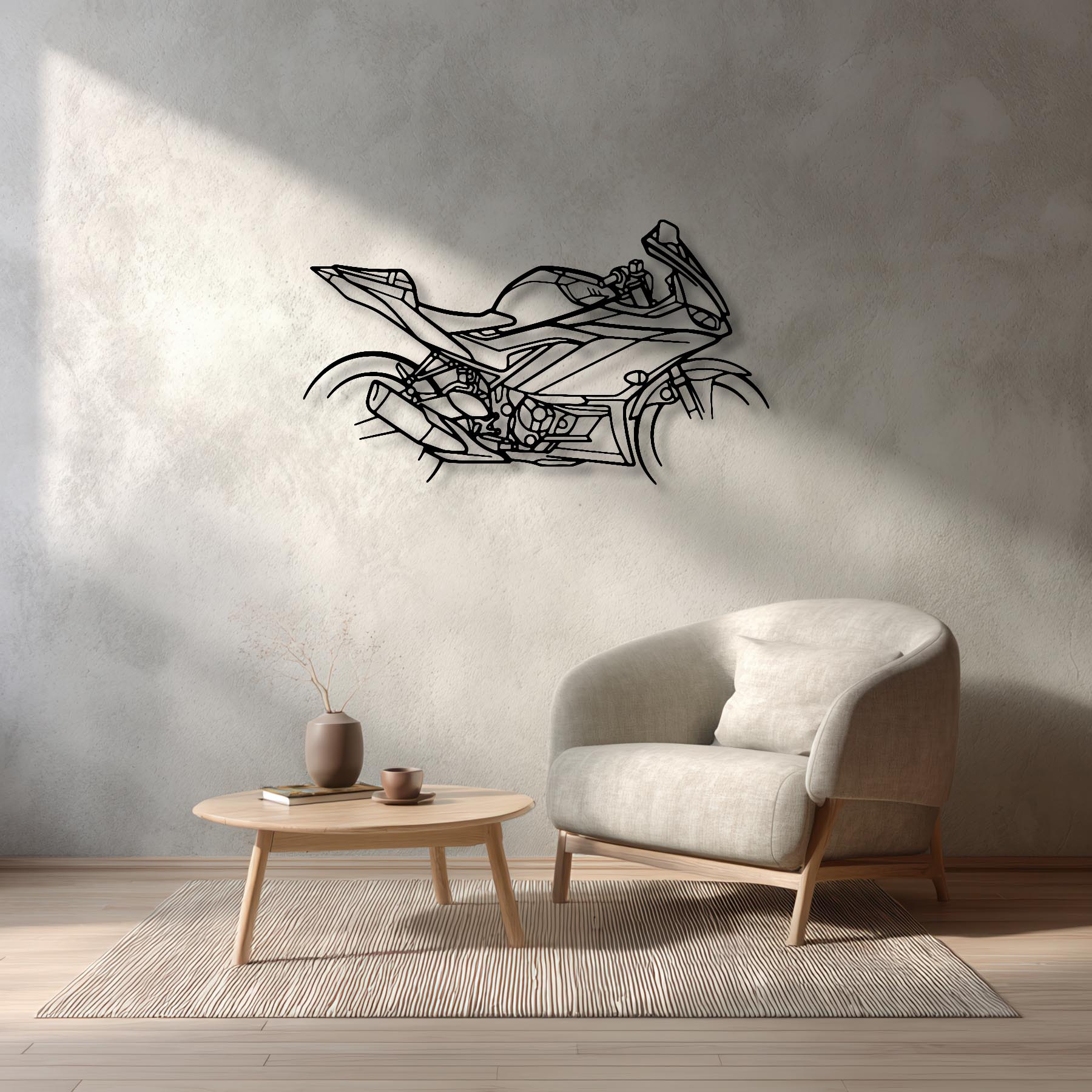 R3 Silhouette Metal Wall Art