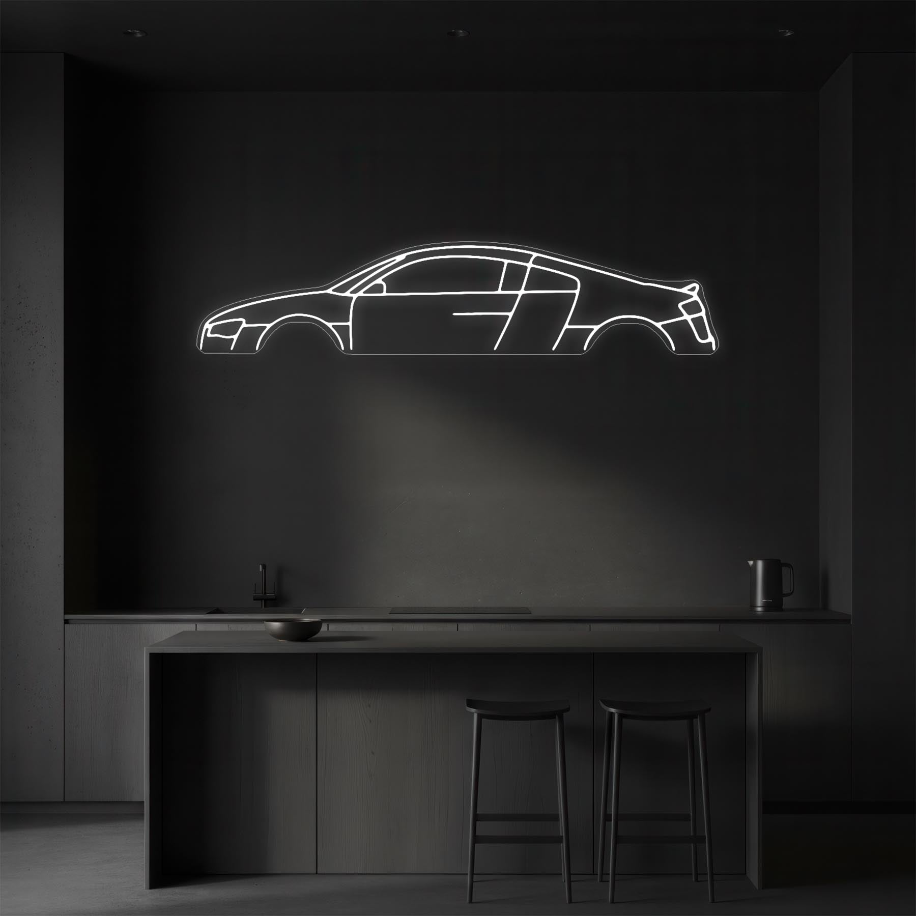 R8 2014 Neon Silhouette