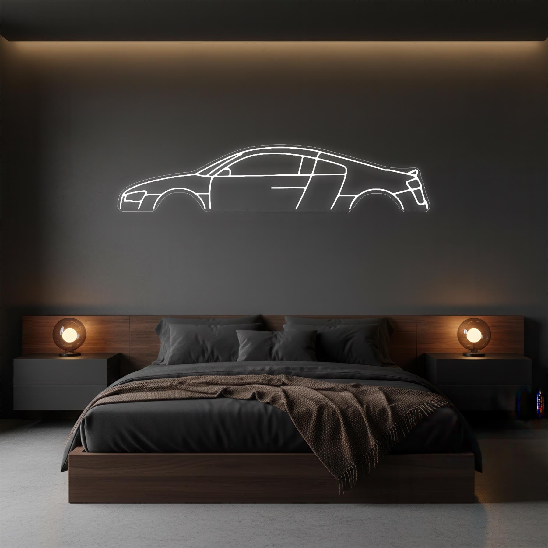 R8 2014 Neon Silhouette