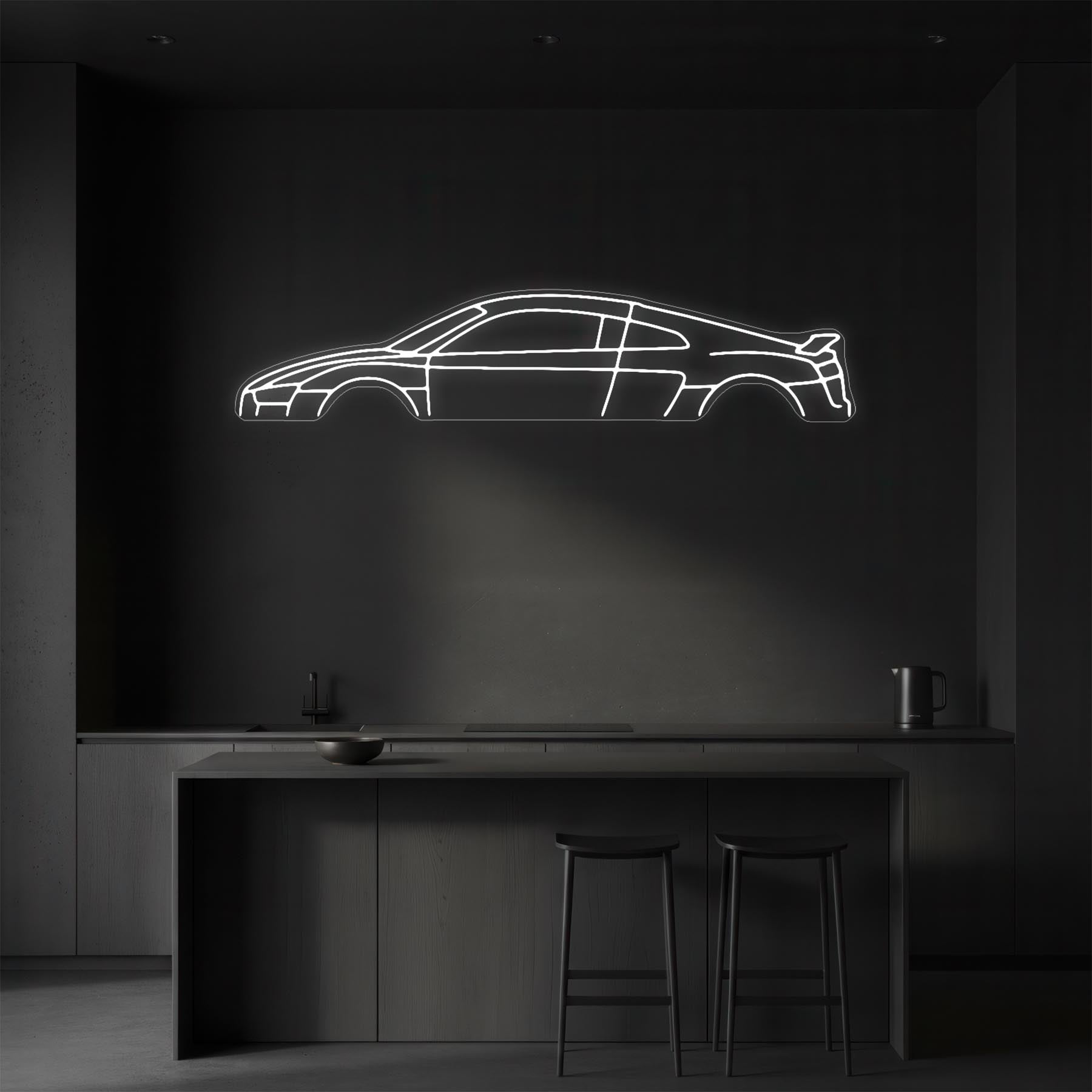 R8 Mk2 Neon Silhouette