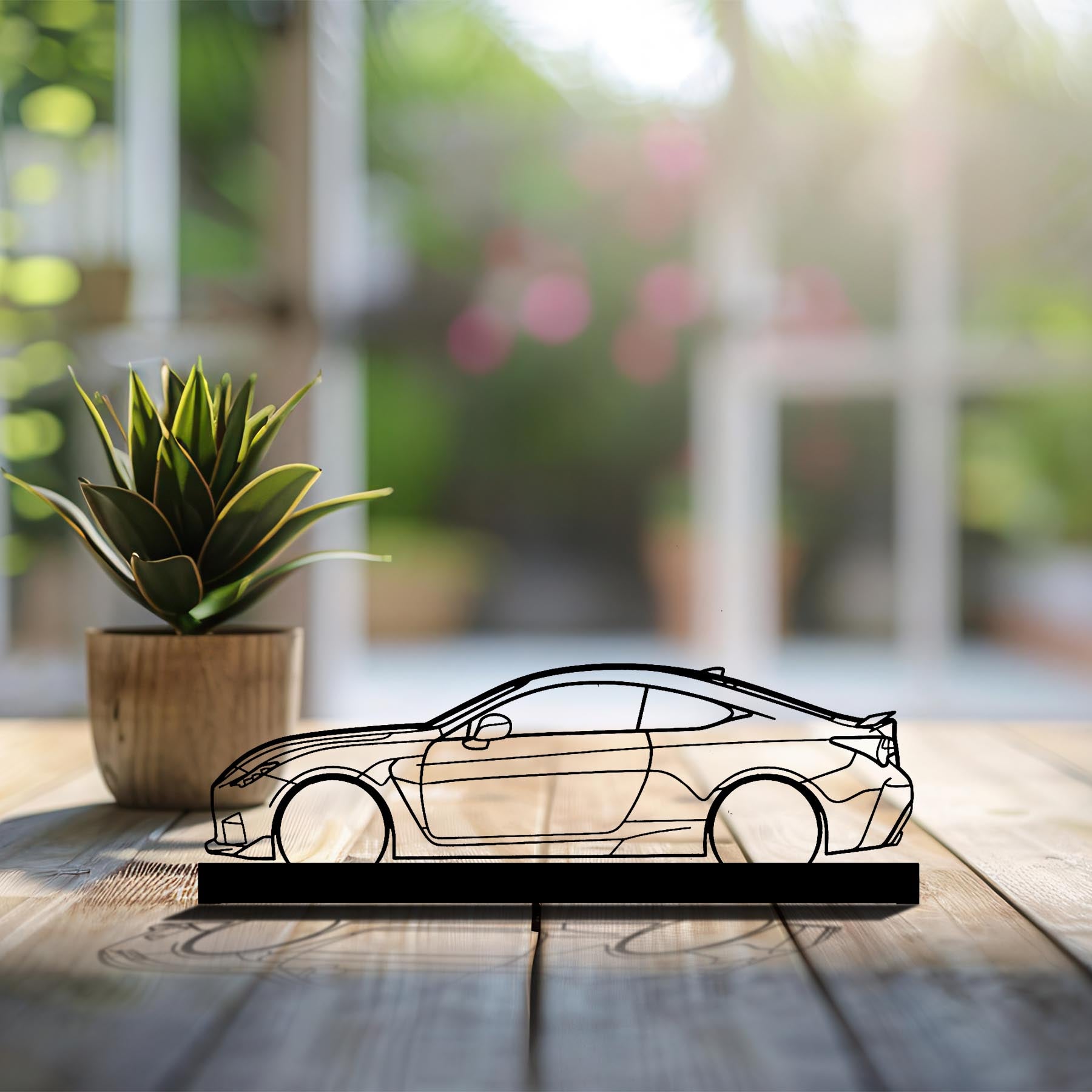 RC F Silhouette Metal Art Stand