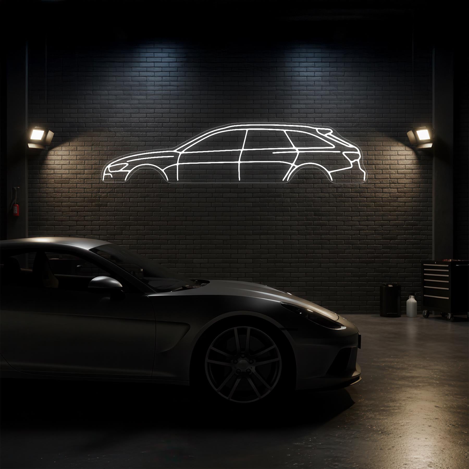 RS6 2021 Neon Silhouette