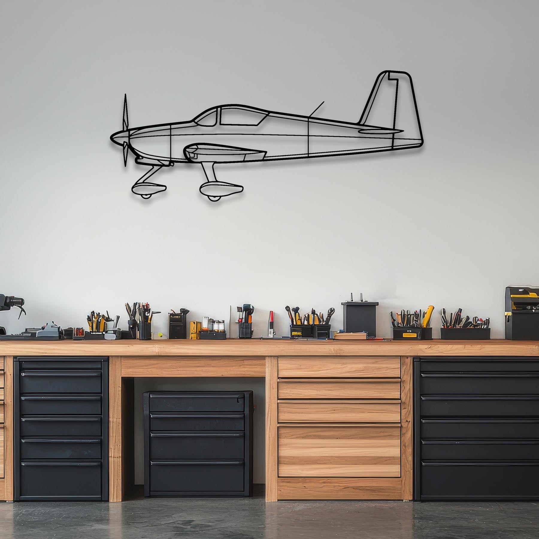 RV-7 Metal Aircraft Wall Art - NCP0122