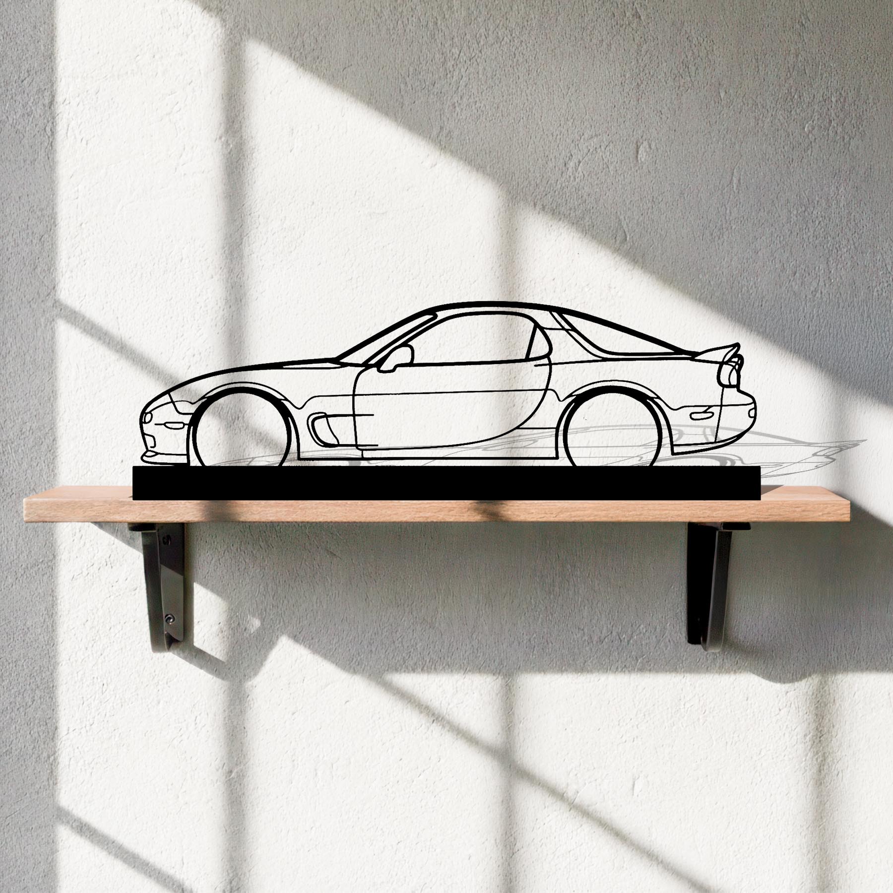 RX7 R1 Silhouette Metal Art Stand