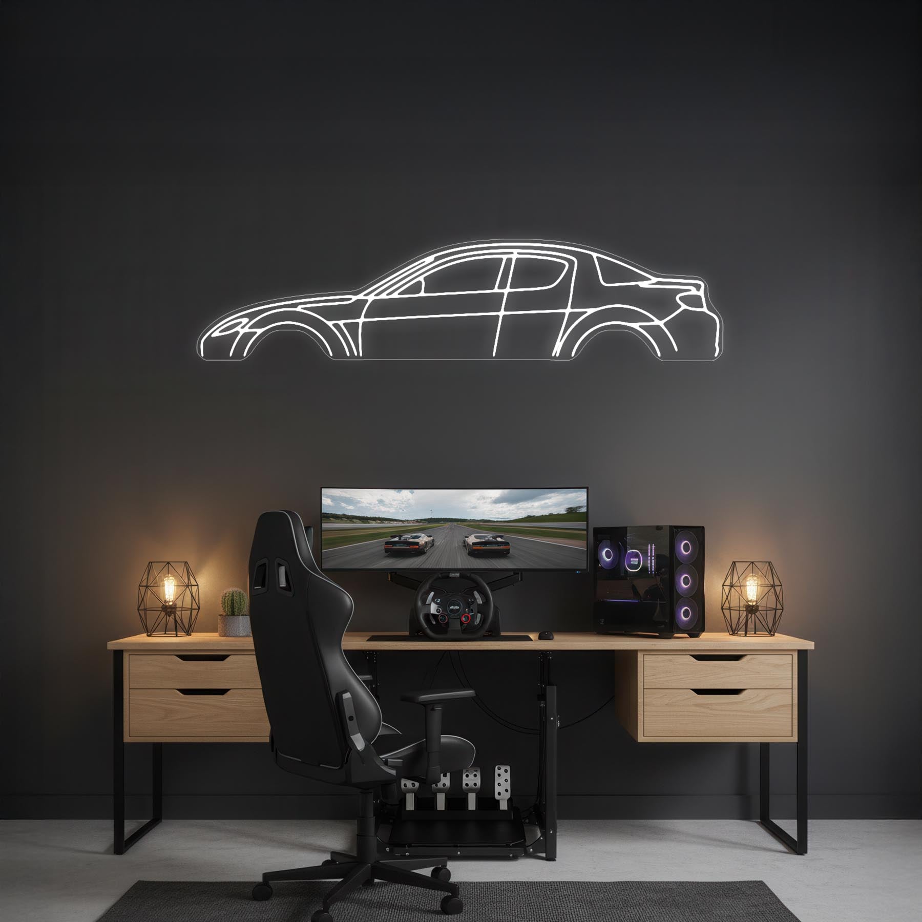 RX8 2003 Neon Silhouette