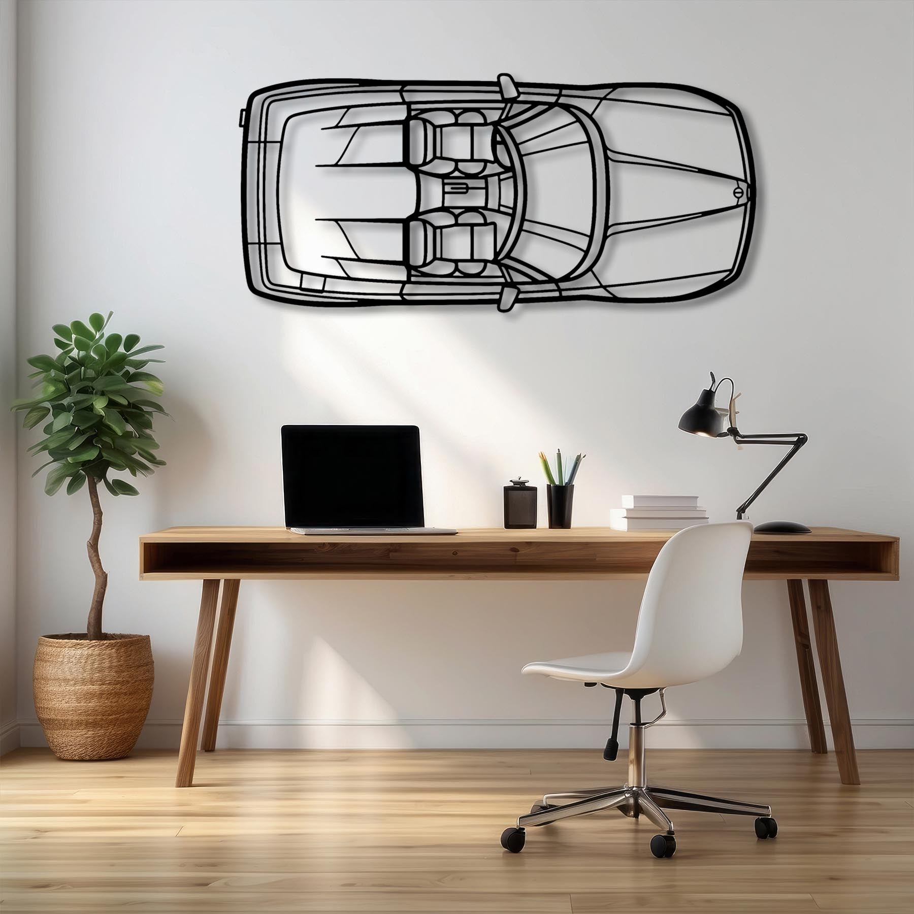 RZ 1992 Top Metal Silhouette Wall Art