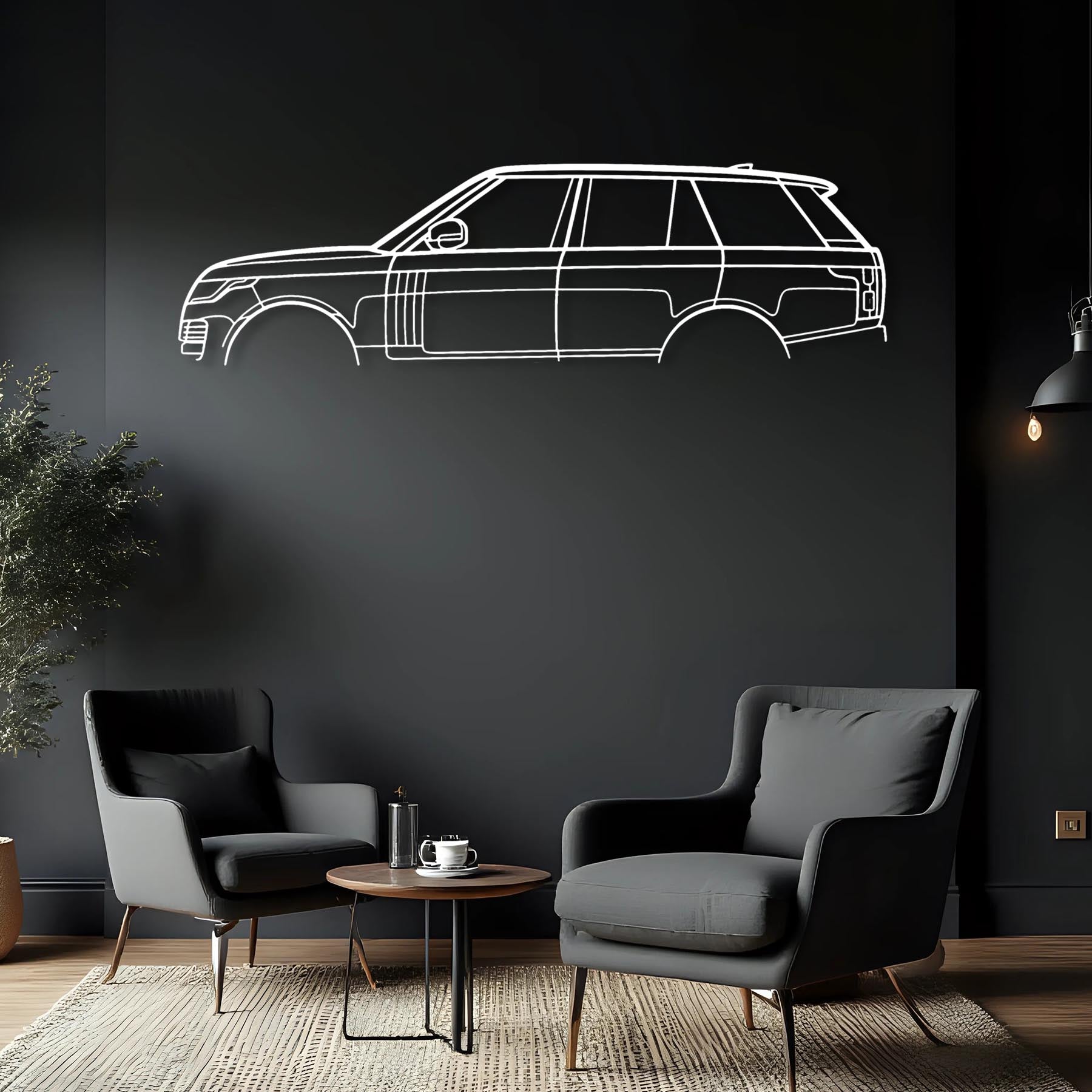 Range Vogue - 2021 Classic Silhouette Metal Wall Art