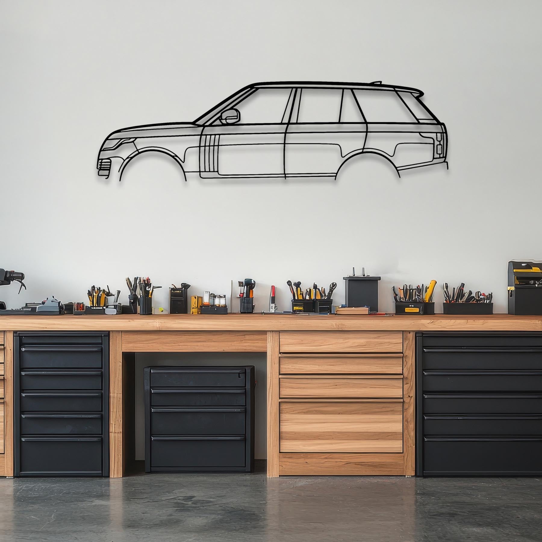 Range Vogue - 2021 Classic Silhouette Metal Wall Art